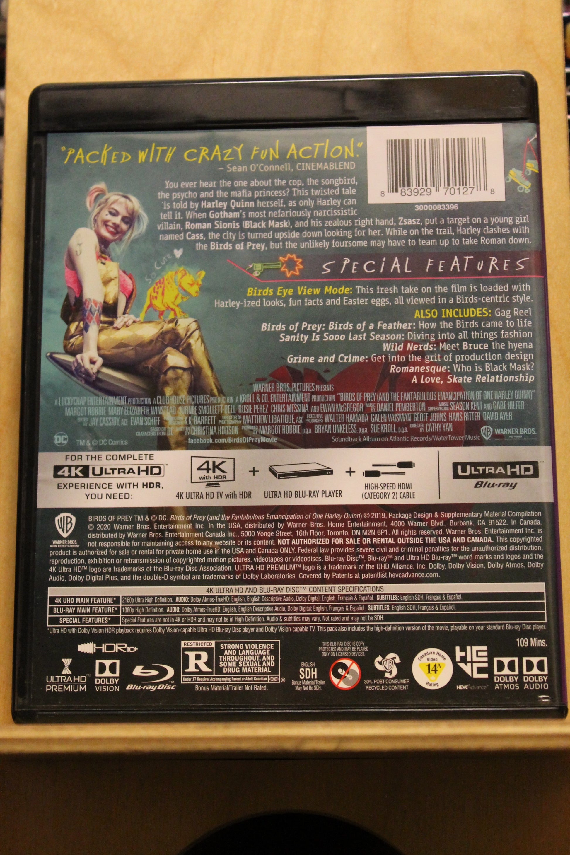 Birds of Prey (and the Fantabulous Emancipation of One Harley Quinn) 4K UHD
