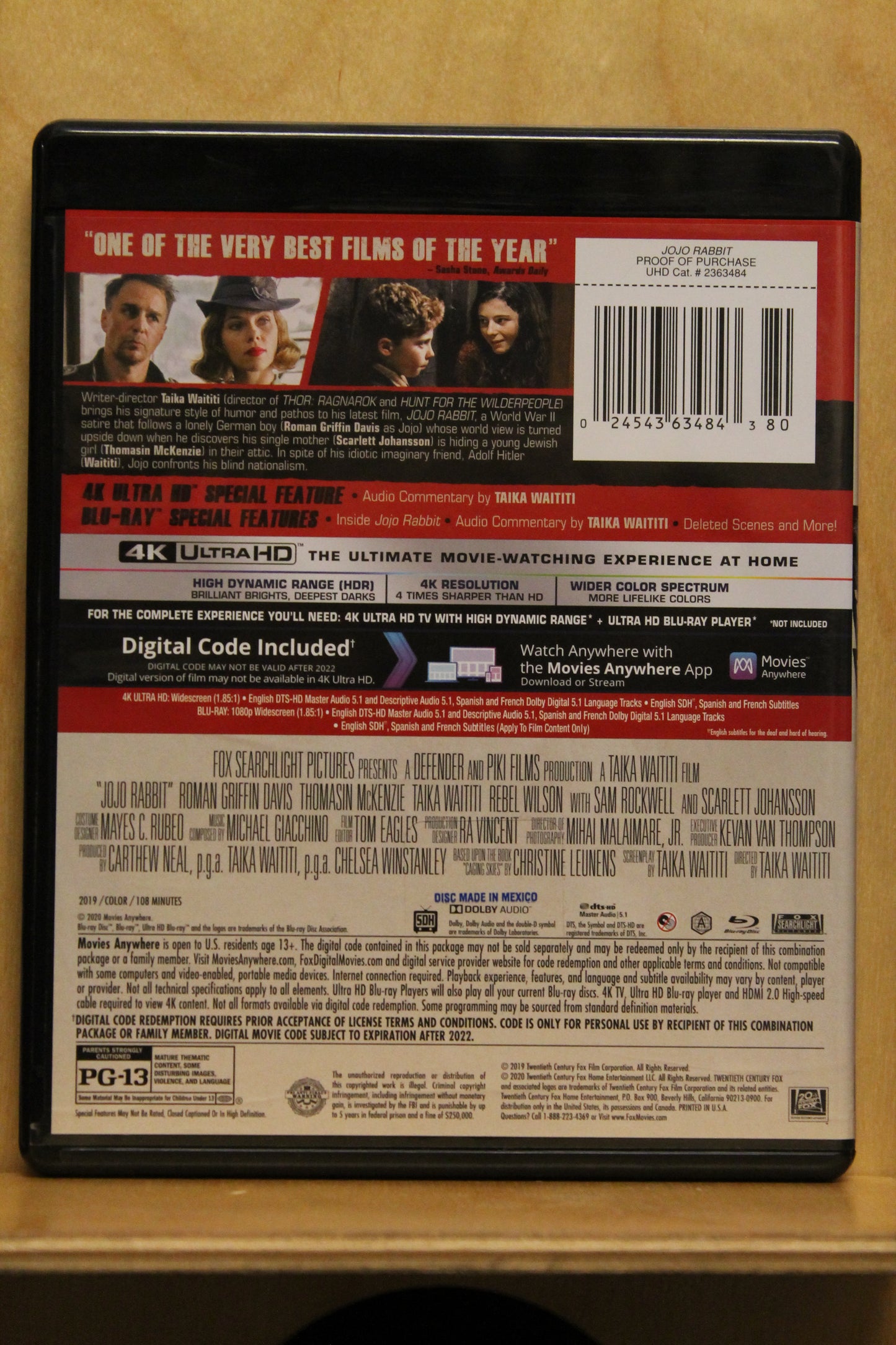 Jojo Rabbit 4K UHD