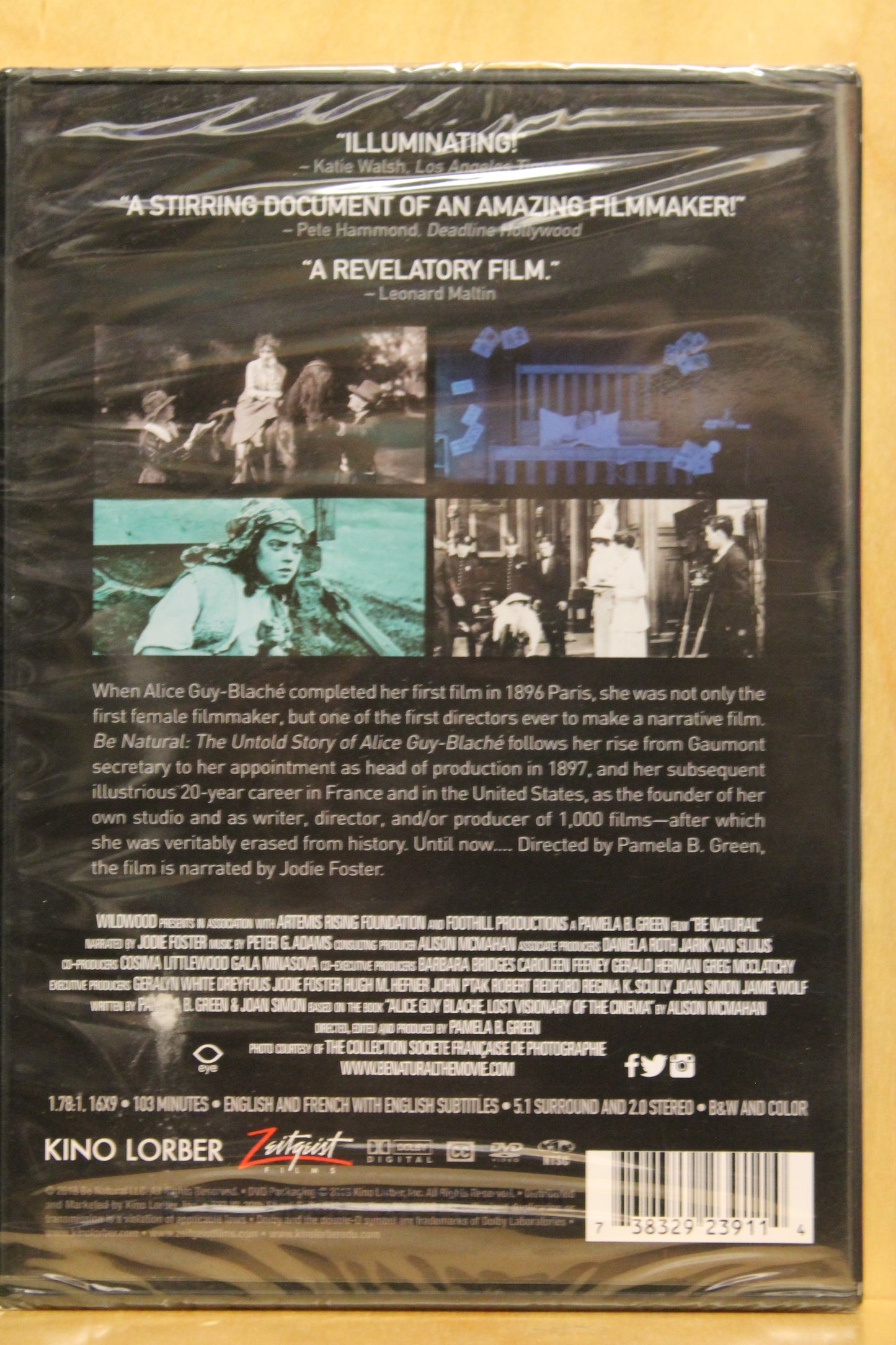 Be Natural: The Untold Story of Alice Guy-Blaché DVD