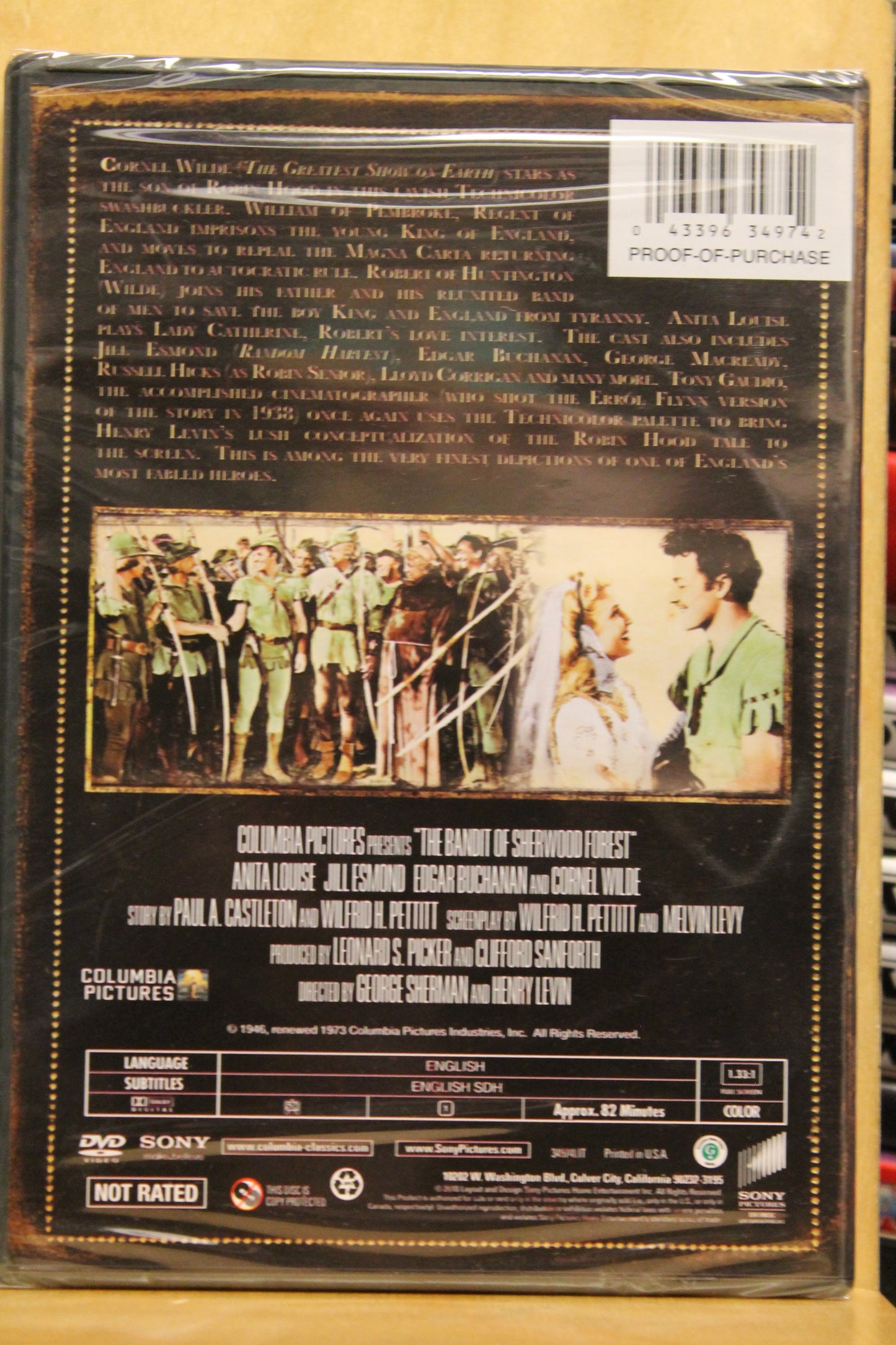 The Bandit of Sherwood Forest DVD