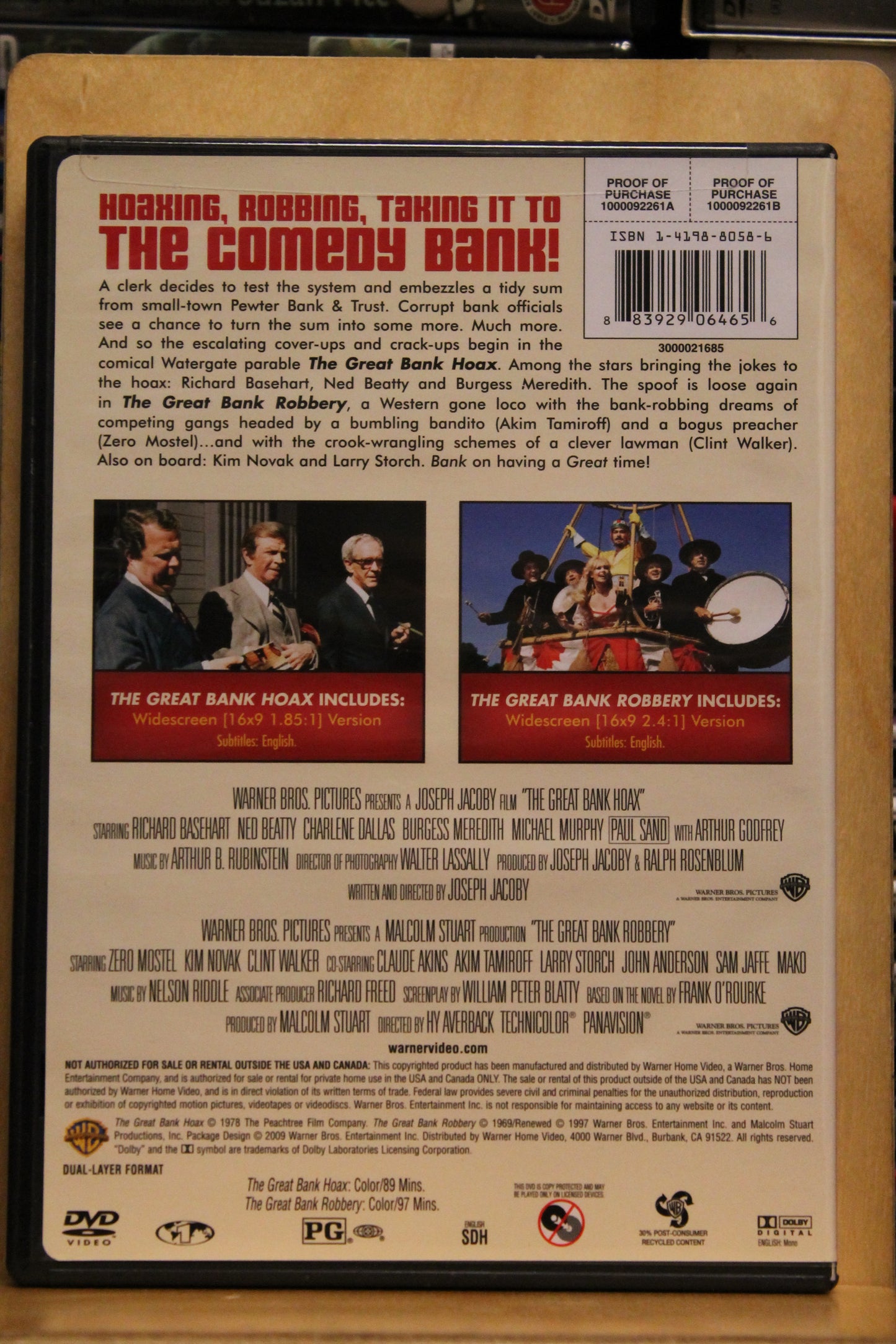 The Great Bank Hoax DVD