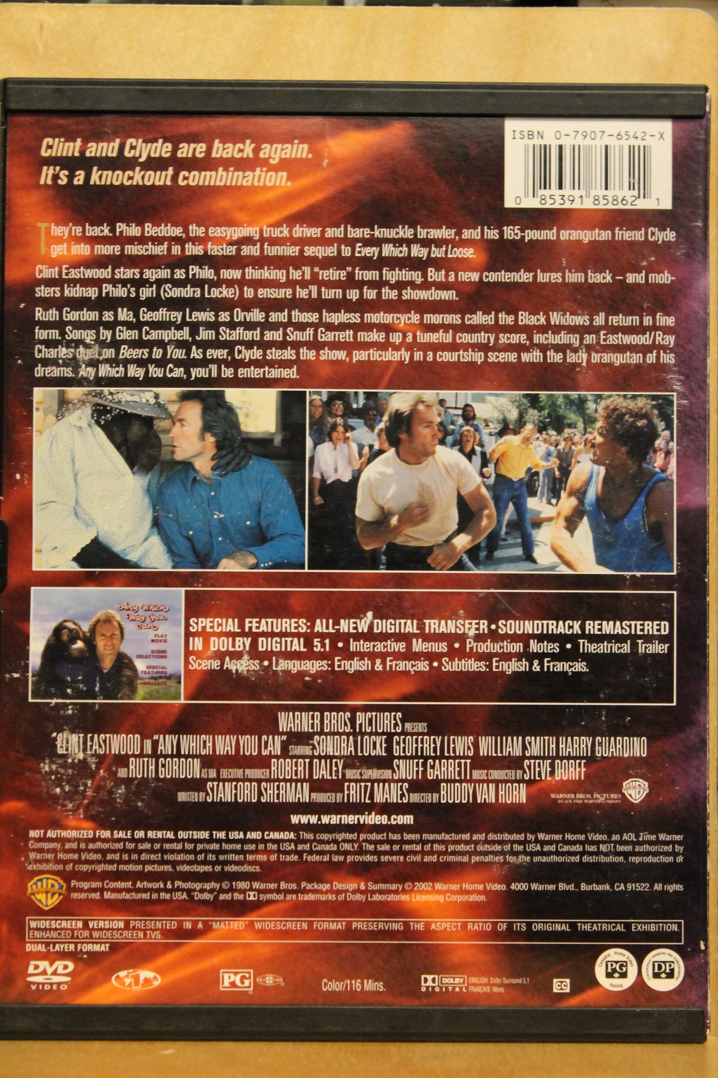 Any Which Way You Can DVD