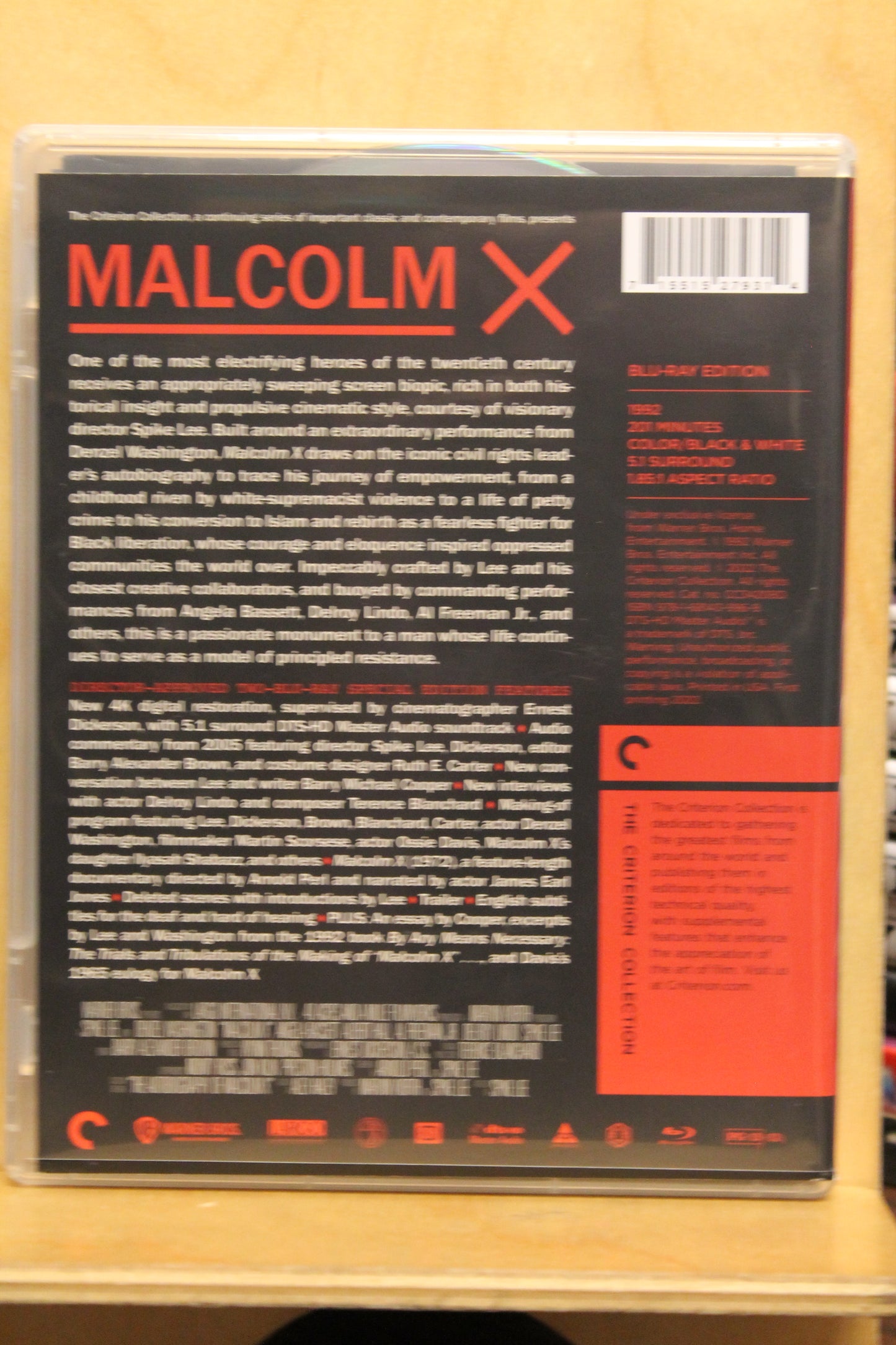 Malcolm X Blu-ray