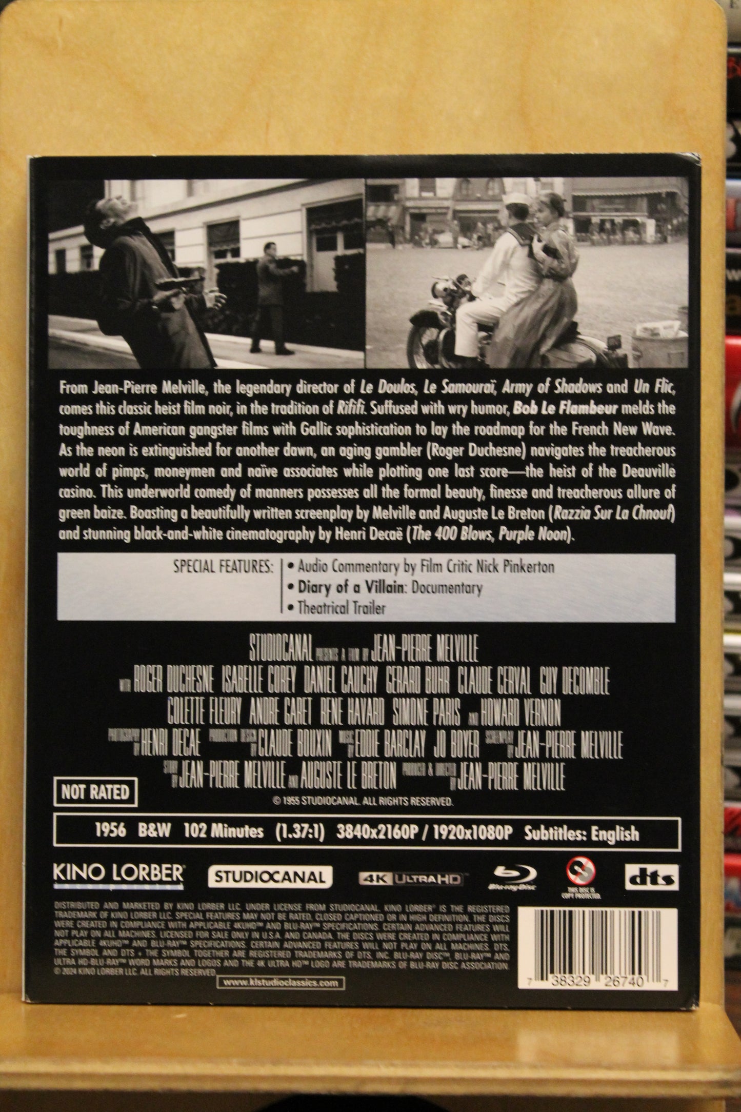 Bob le Flambeur 4K UHD