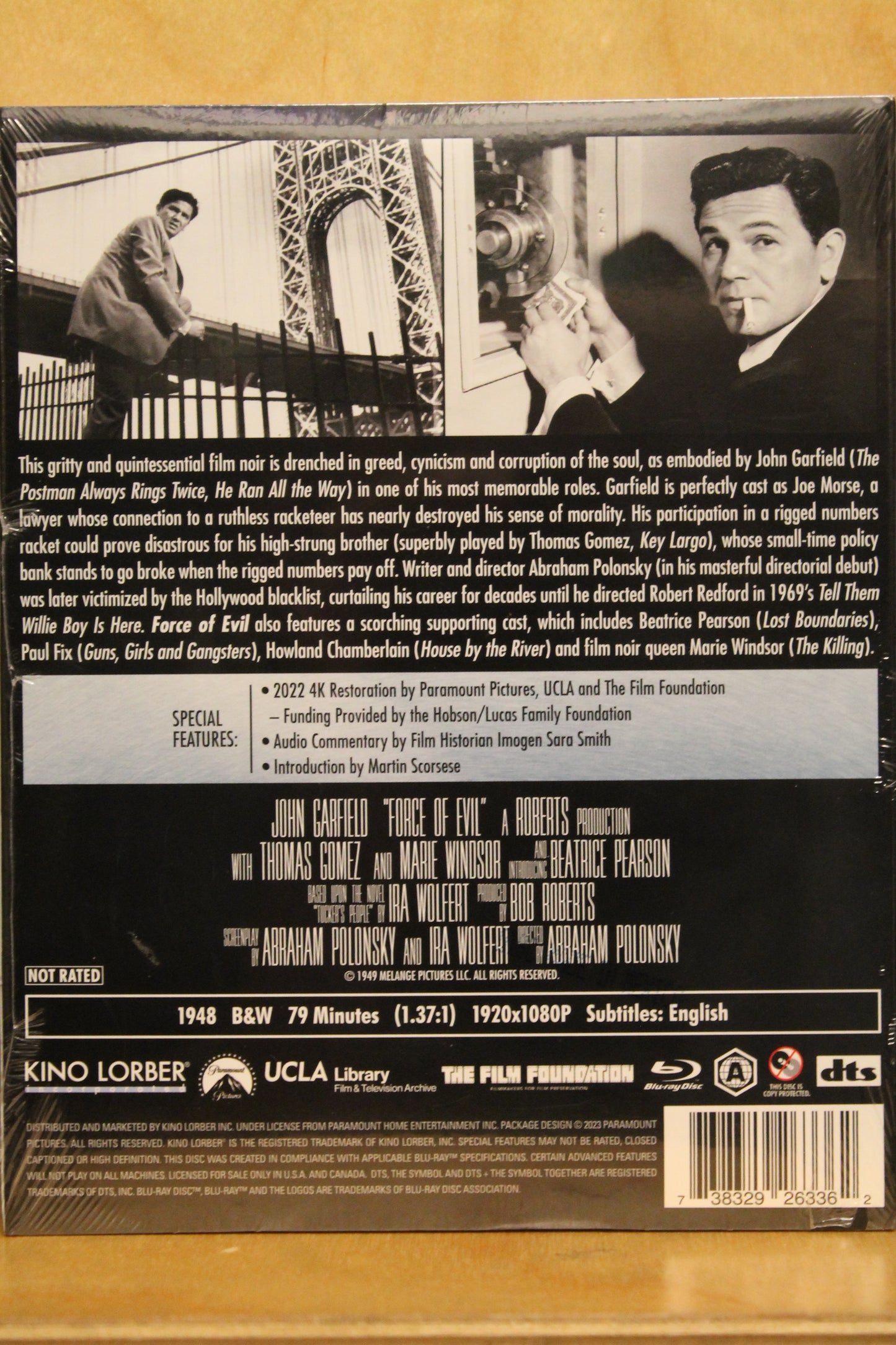 Force of Evil Blu-ray