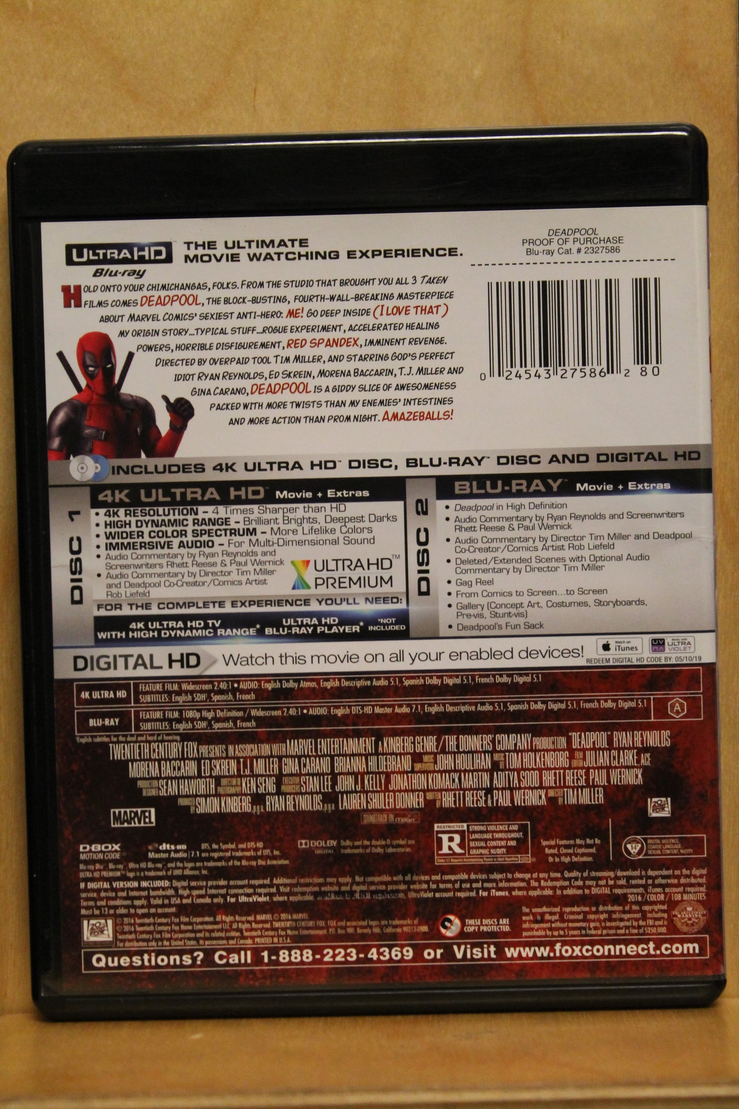 Deadpool 4K UHD