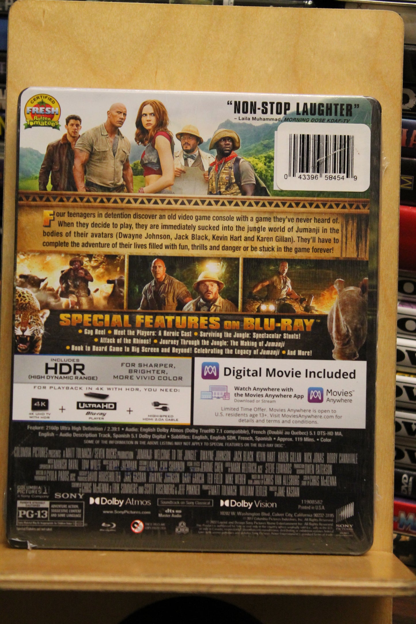 Jumanji: Welcome to the Jungle 4K UHD