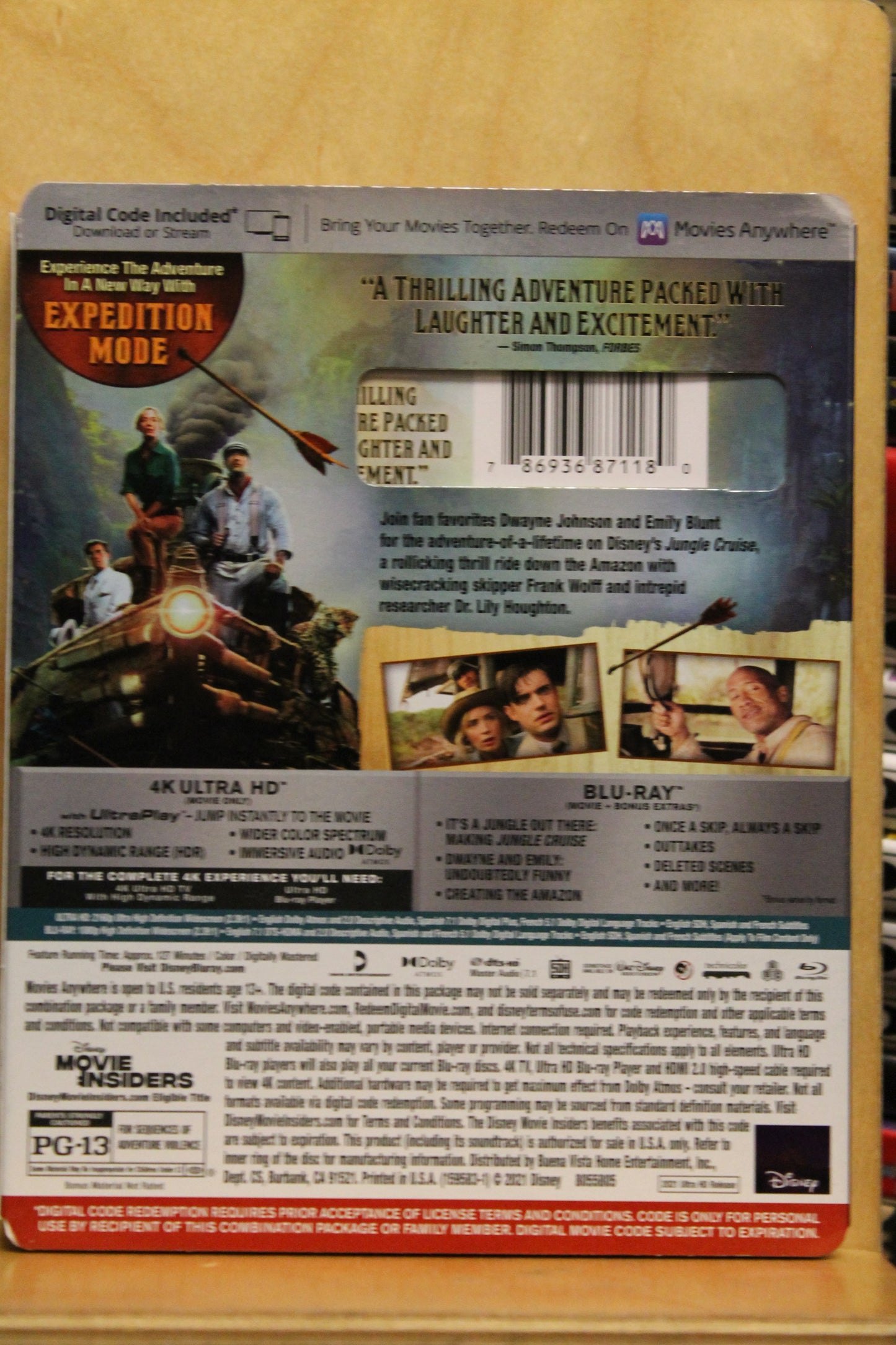 Jungle Cruise 4K UHD