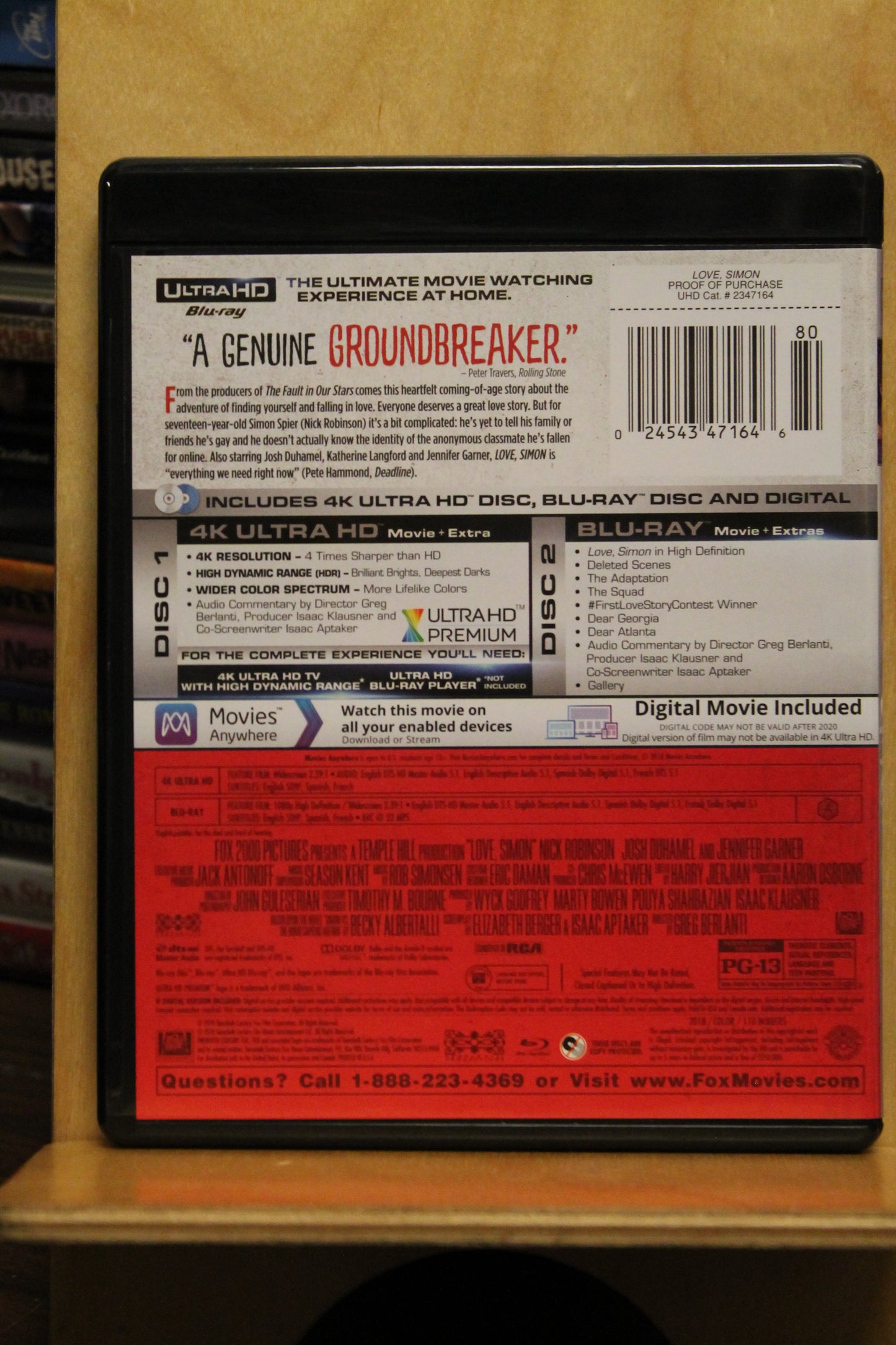 Love, Simon 4K UHD