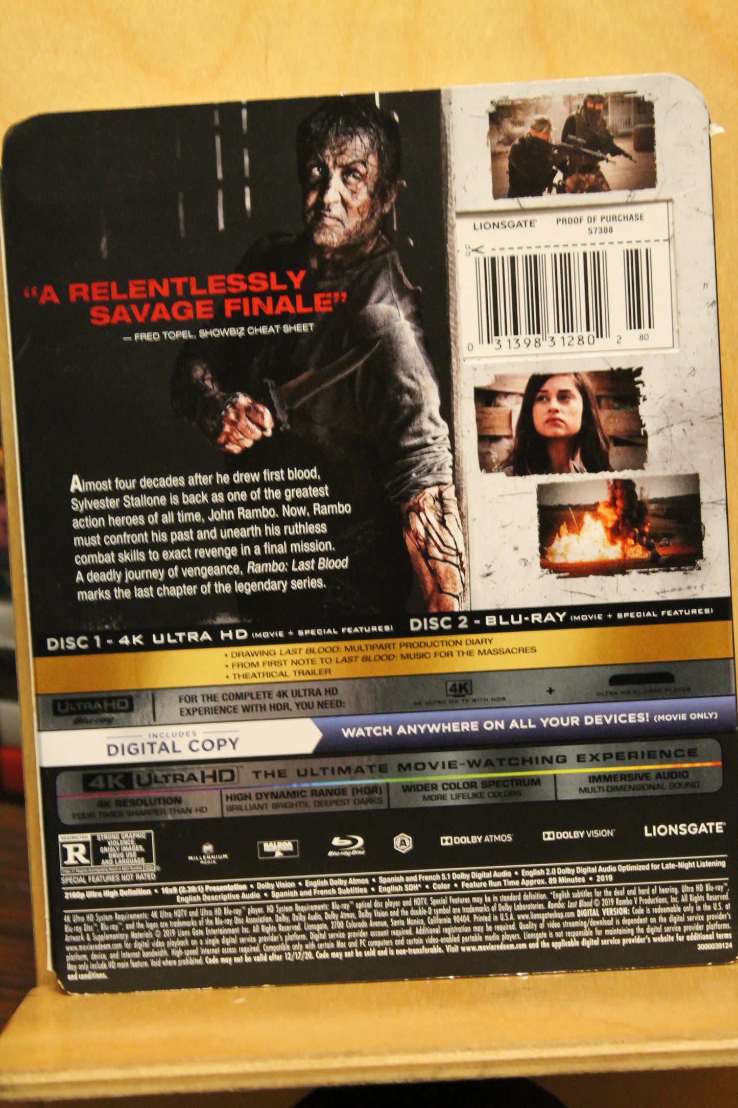 Rambo: Last Blood 4K UHD