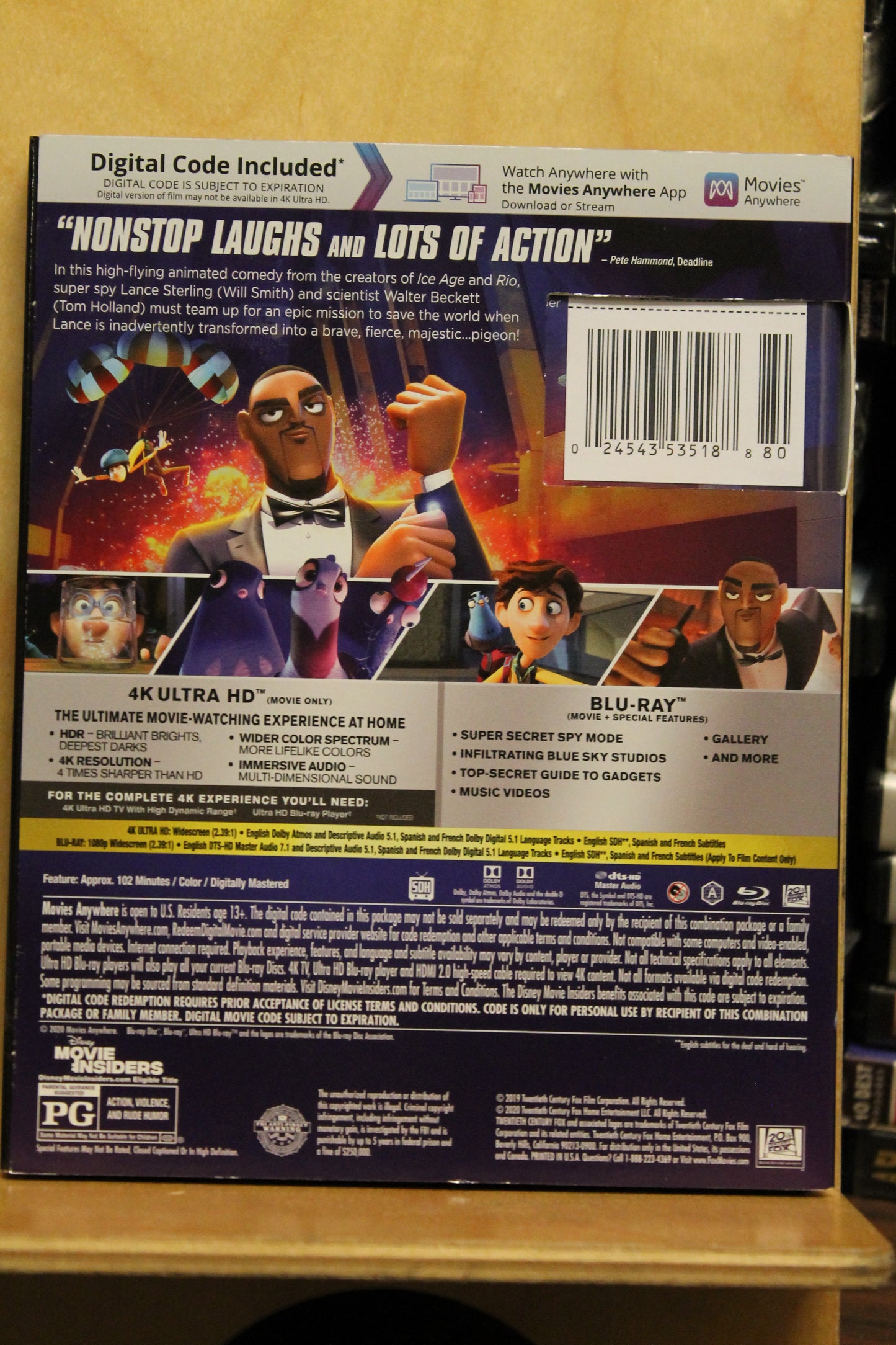 Spies in Disguise 4K UHD