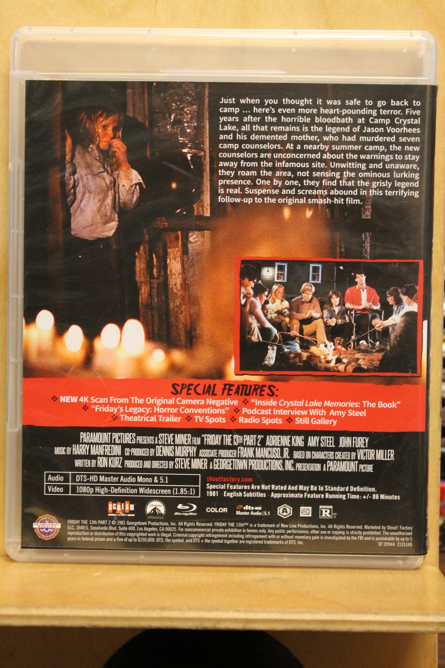 Friday the 13th Part 2 Blu-ray