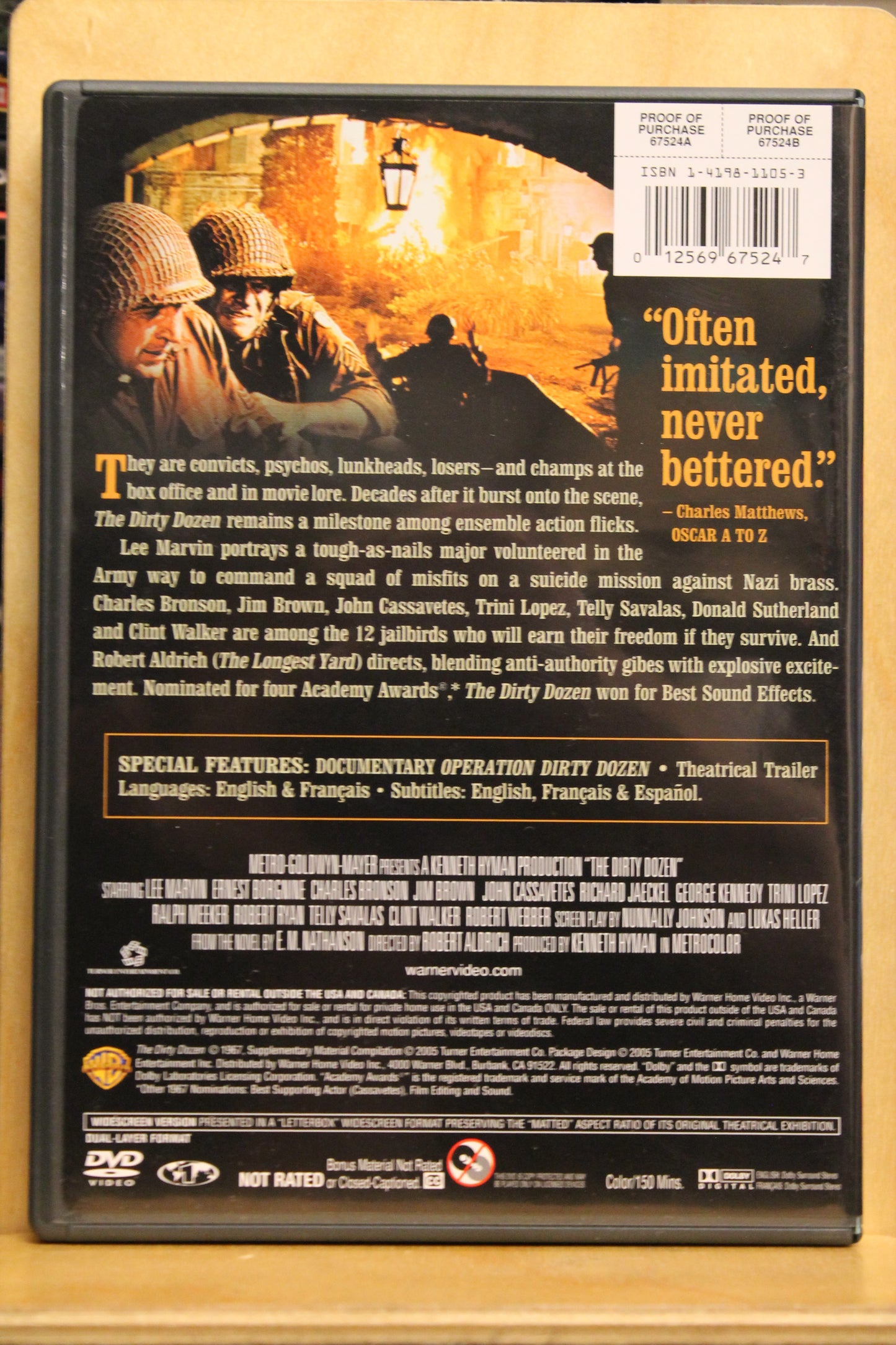 The Dirty Dozen DVD