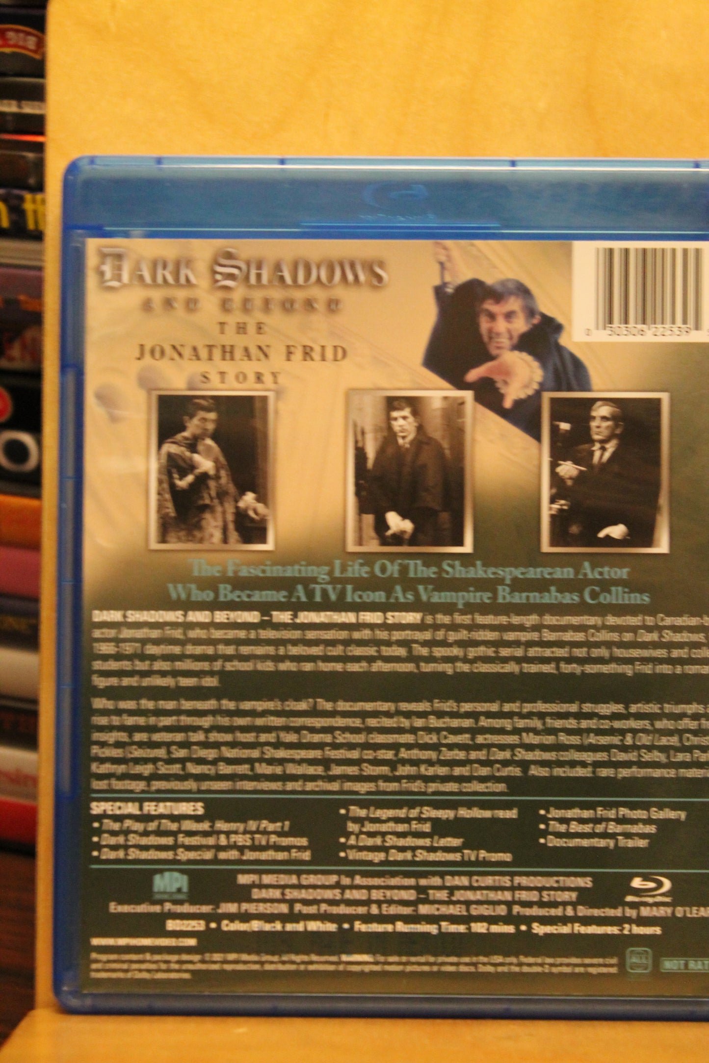 Dark Shadows and Beyond: The Jonathan Frid Story Blu-ray