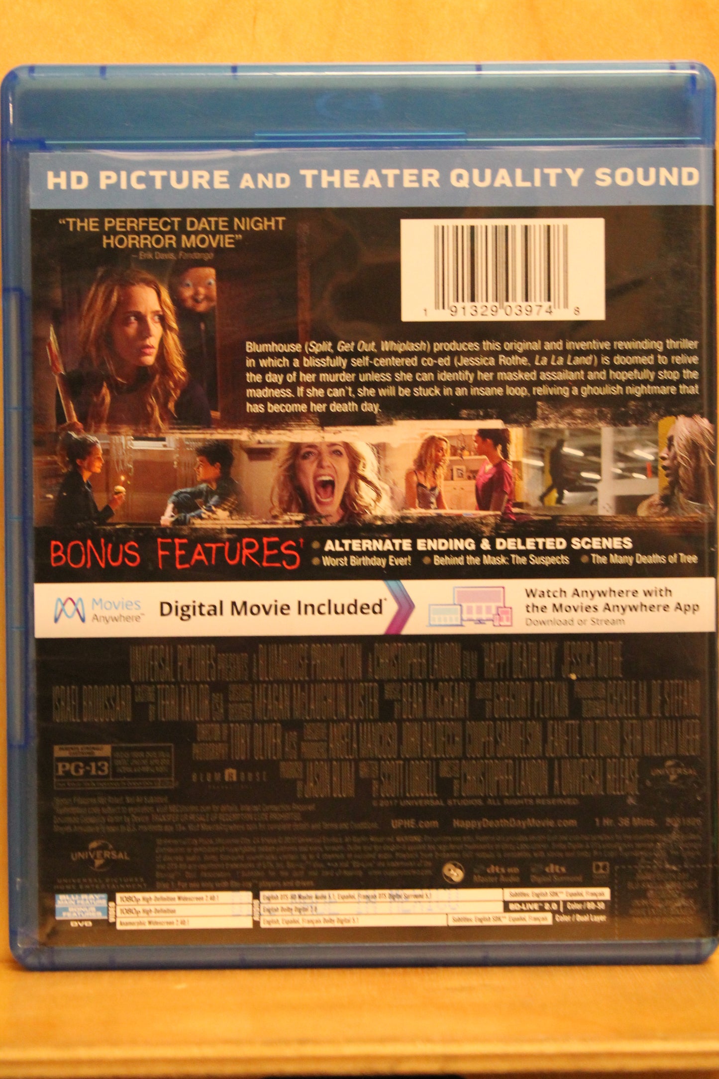 Happy Death Day Blu-ray
