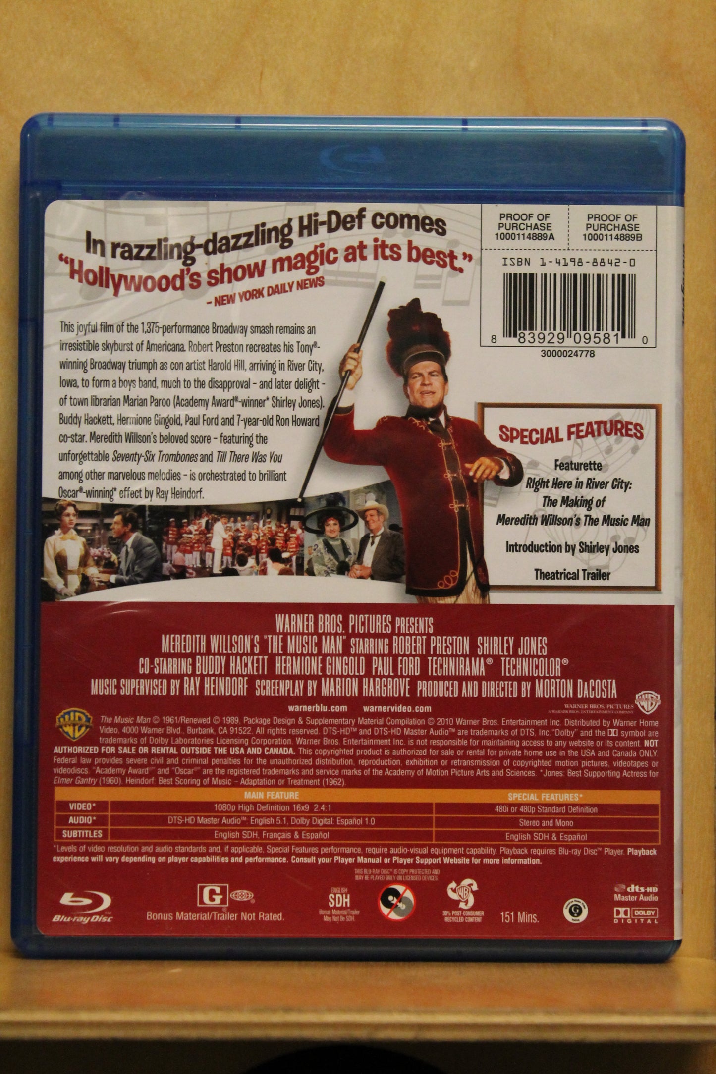 The Music Man Blu-ray