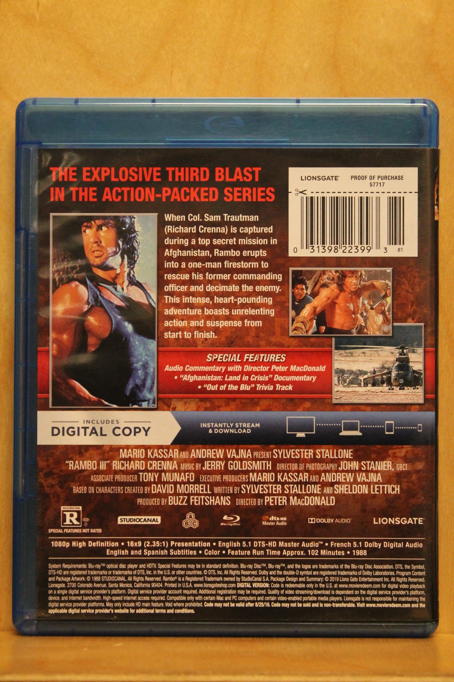 Rambo III Blu-ray