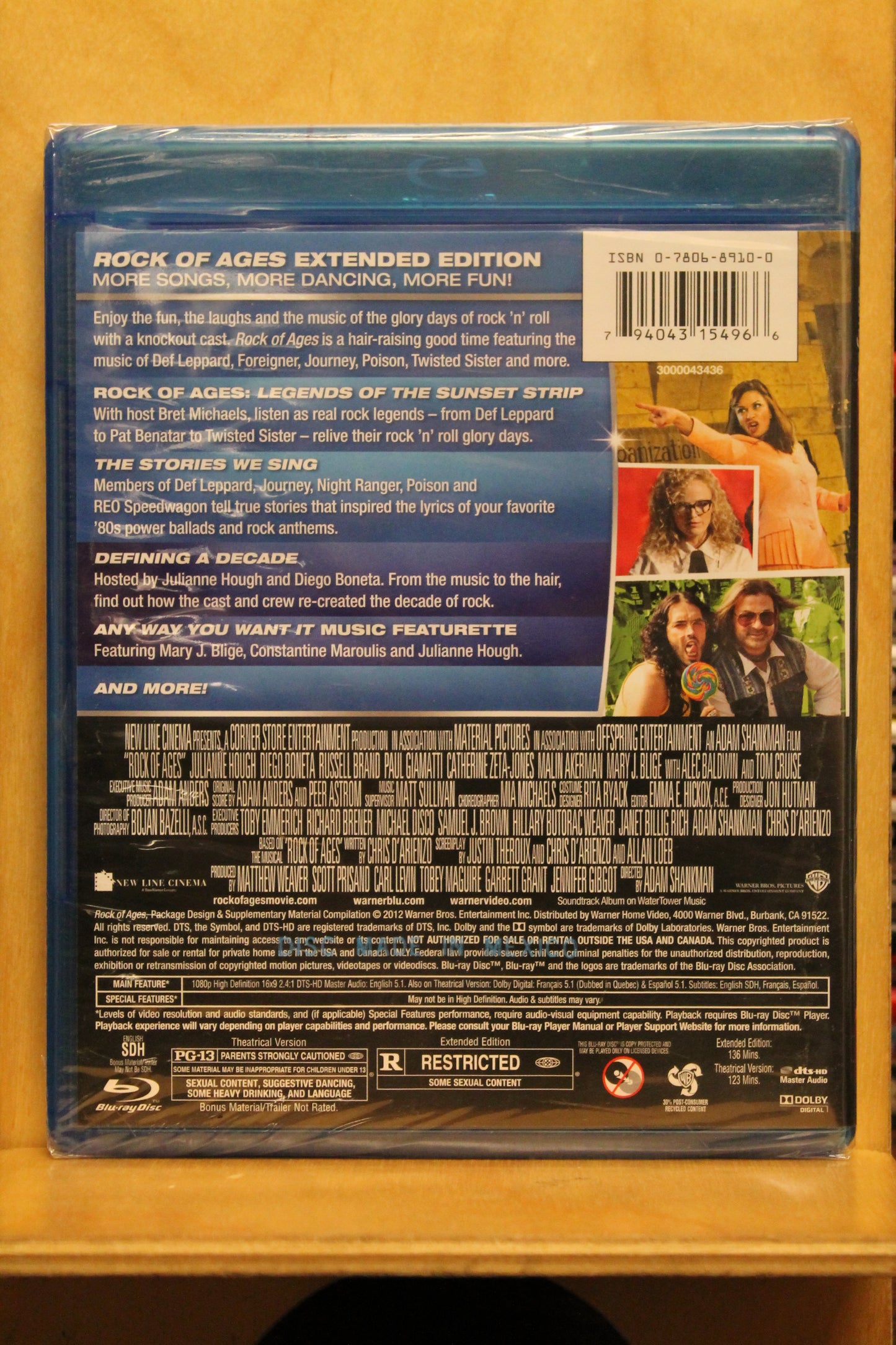 Rock of Ages Blu-ray
