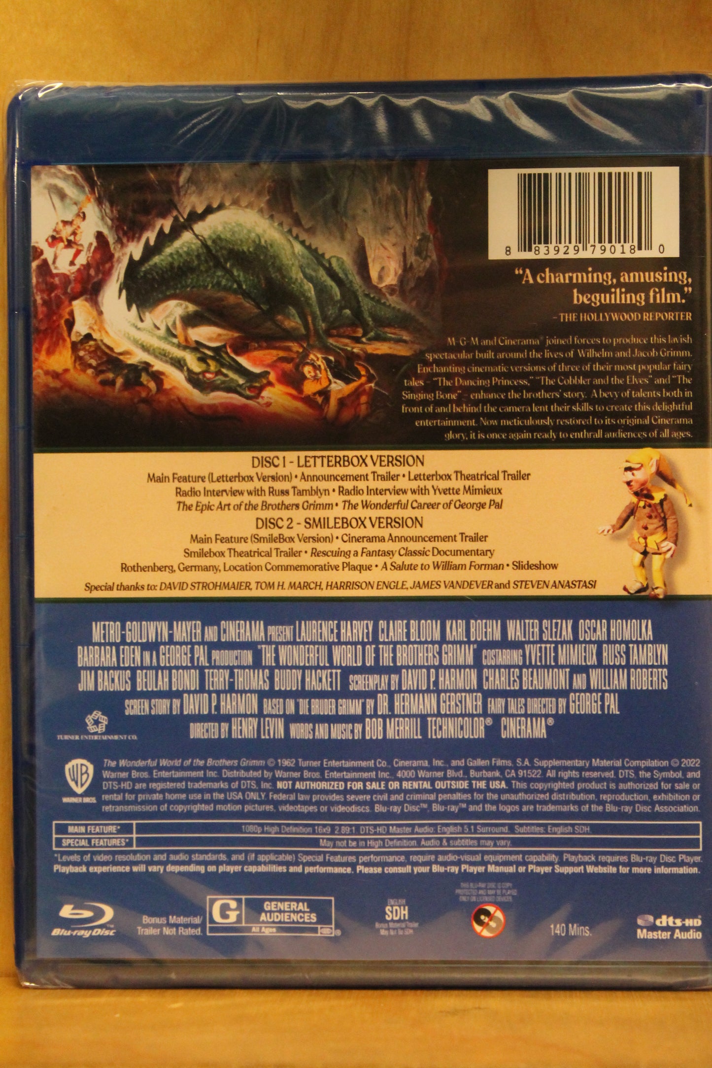 The Wonderful World of the Brothers Grimm Blu-ray