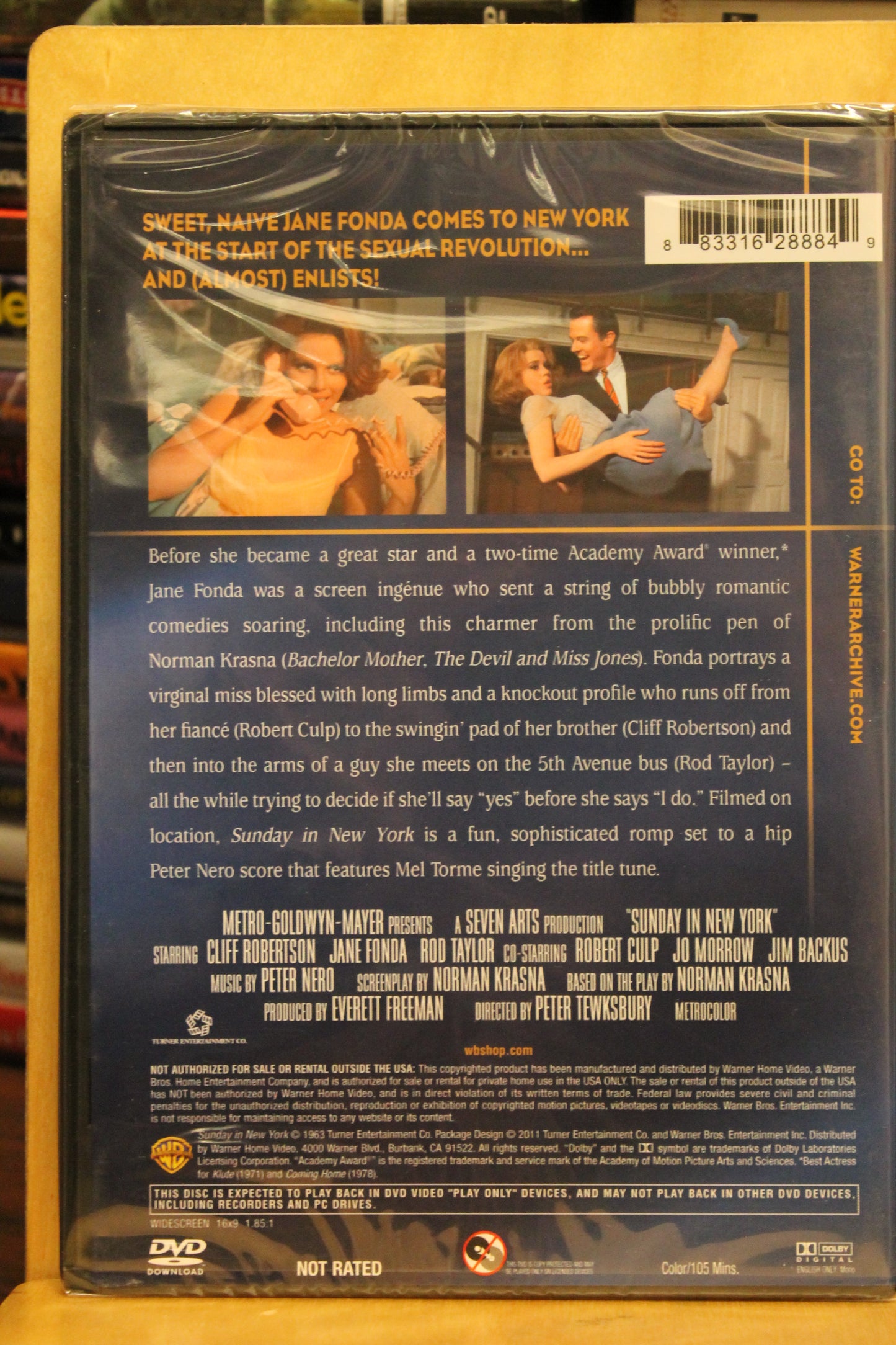 Sunday in New York DVD