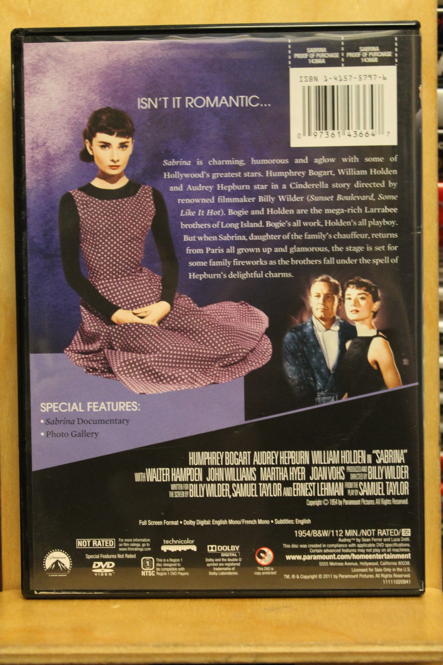 Sabrina DVD