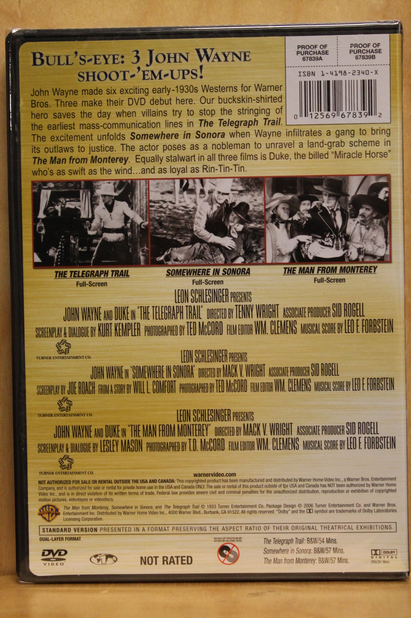 The Telegraph Trail DVD