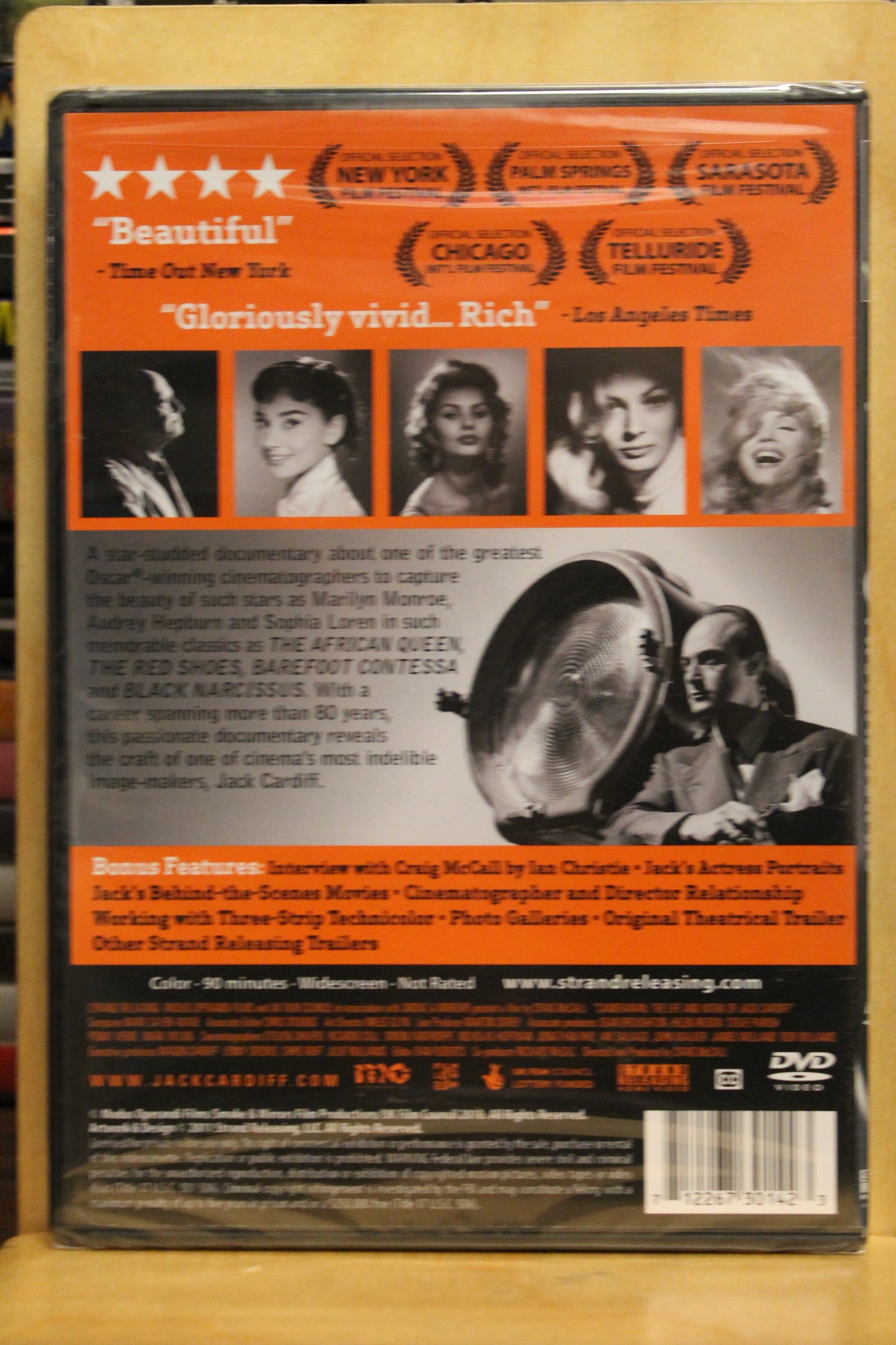 Cameraman: The Life and Work of Jack Cardiff DVD