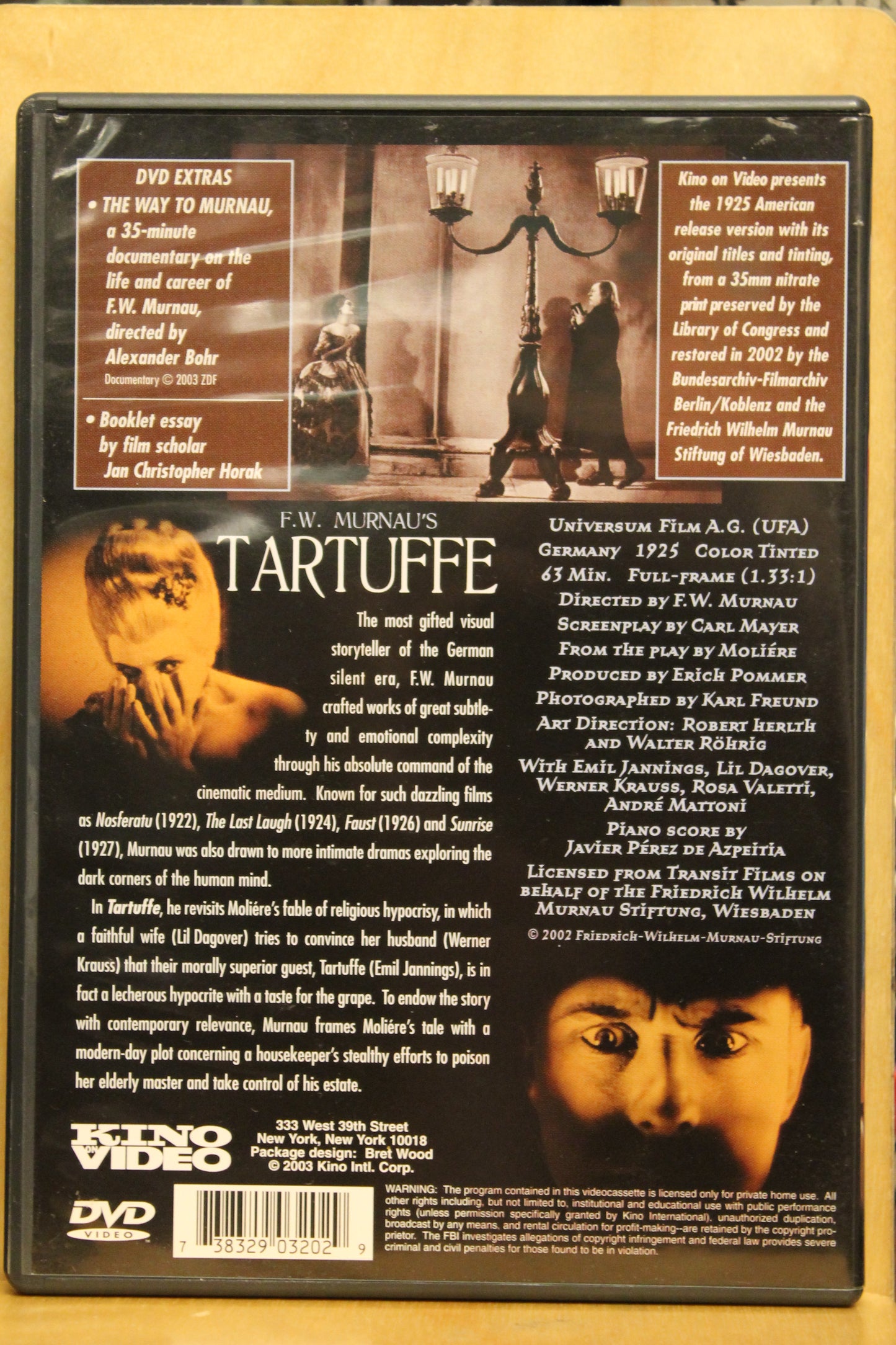 Tartuffe DVD