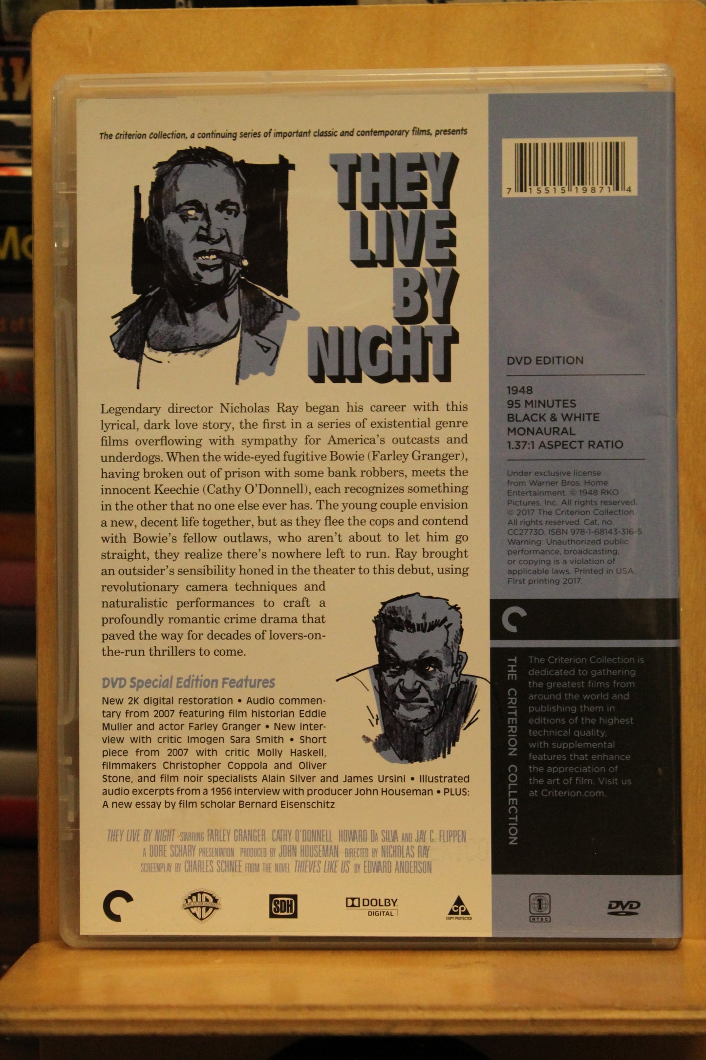 They Live by Night DVD