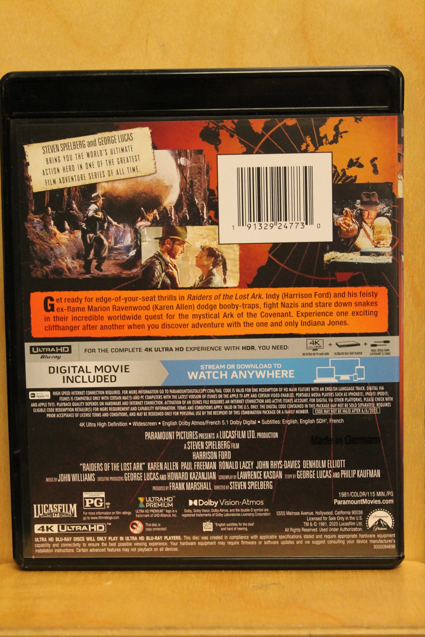 Raiders of the Lost Ark 4K UHD
