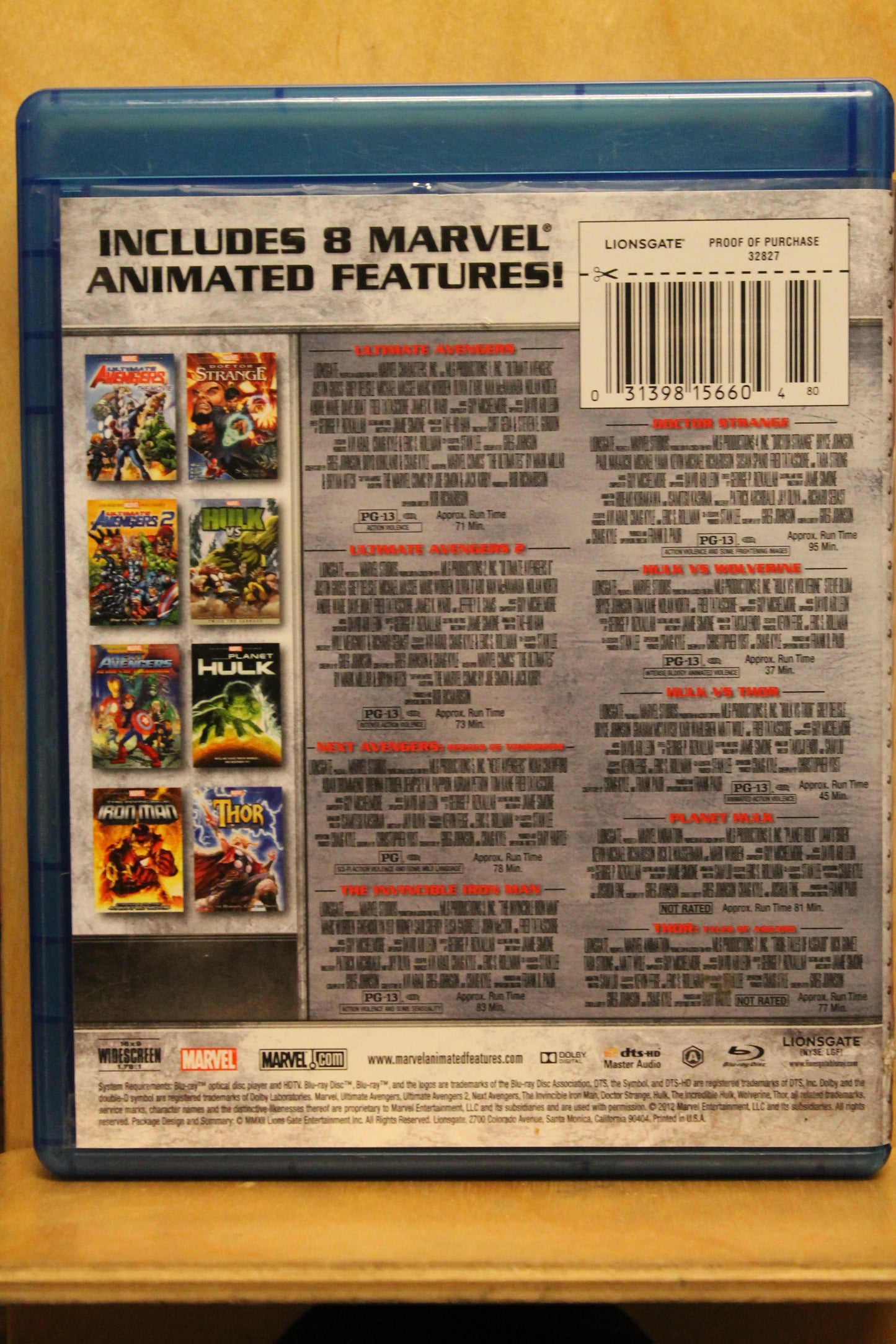 Ultimate Avengers: The Movie Blu-ray