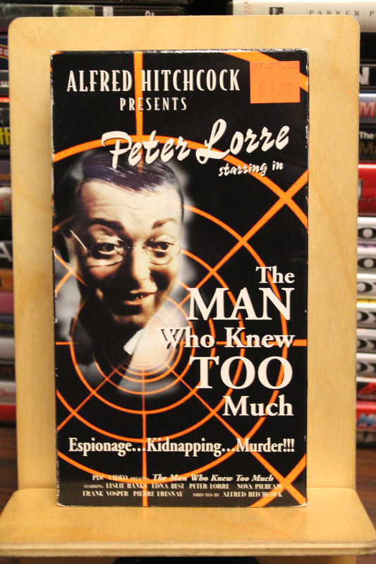 The Man Who Knew Too Much VHS