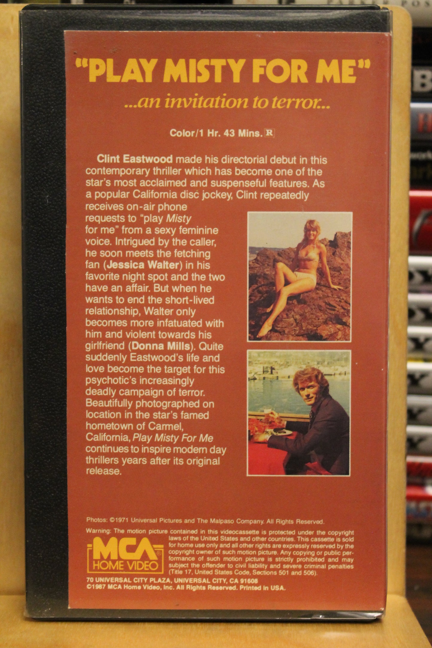 Play Misty for Me VHS