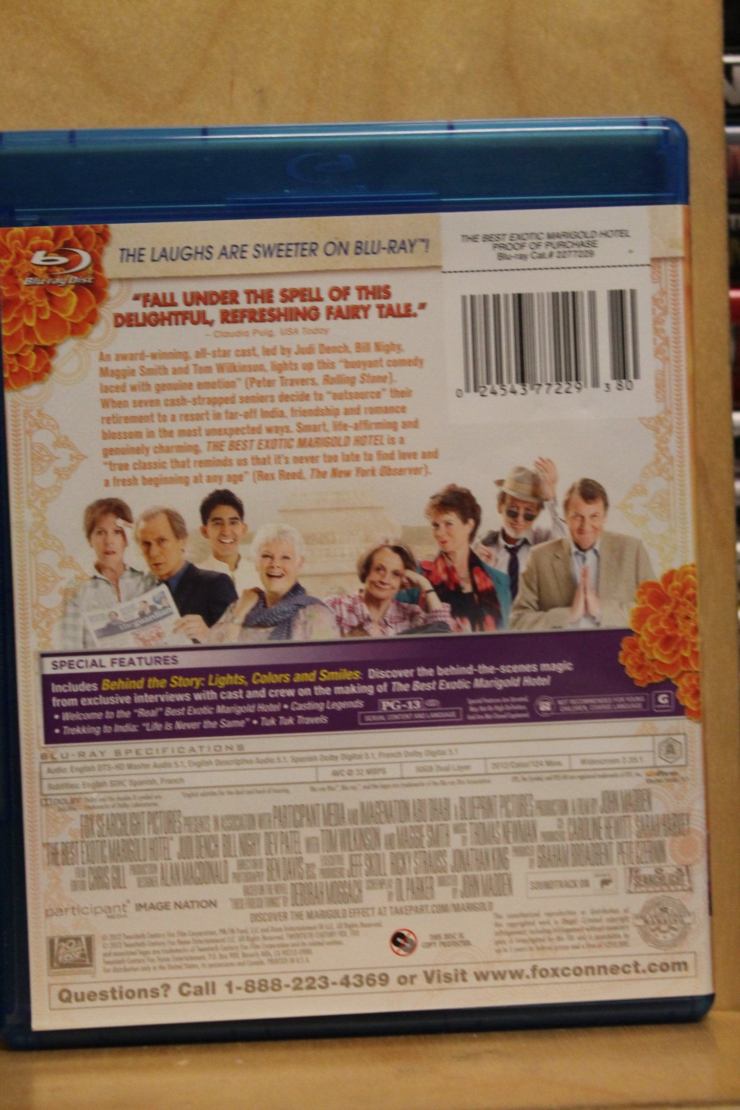 The Best Exotic Marigold Hotel Blu-ray