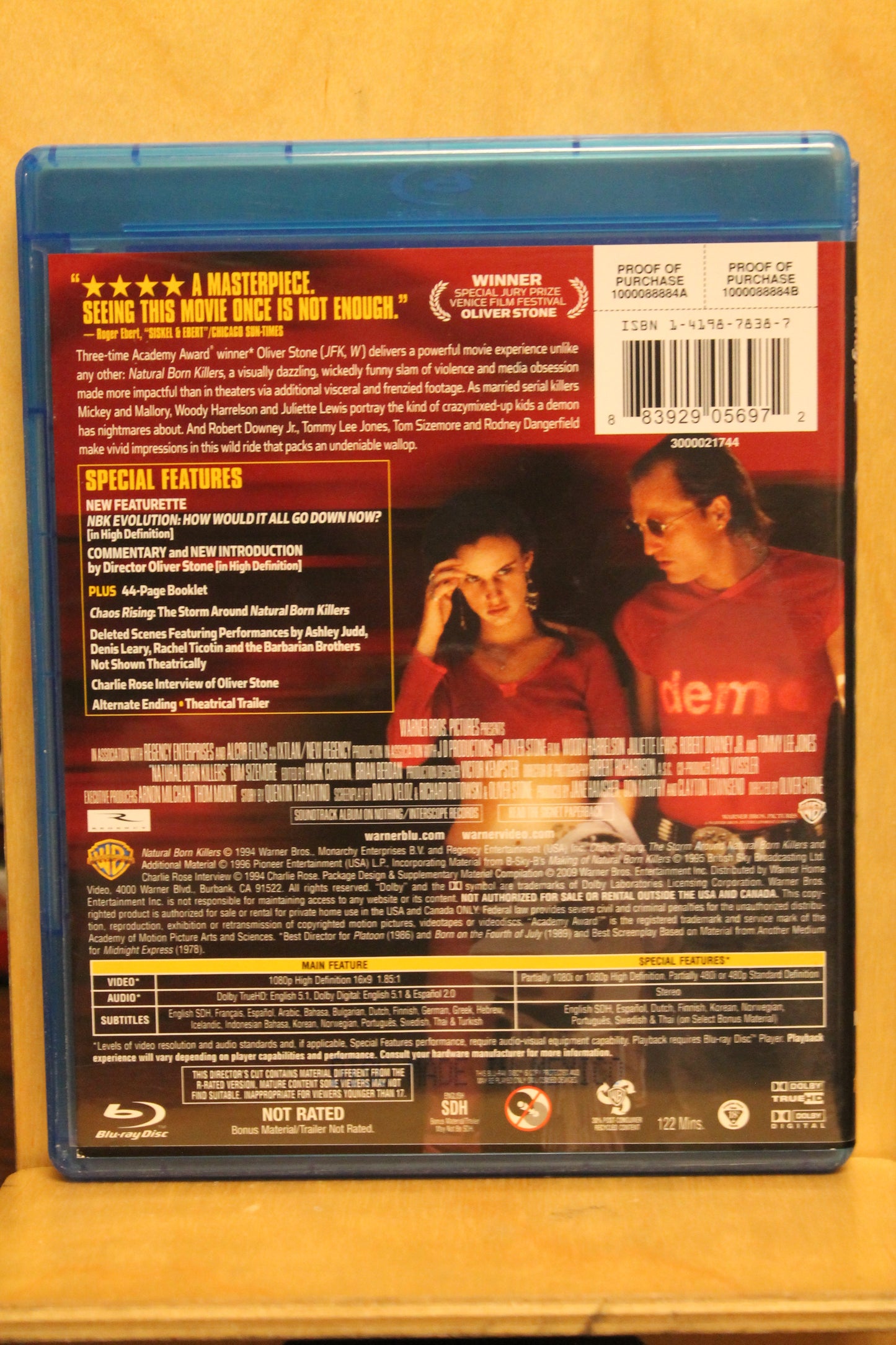 Natural Born Killers Blu-ray