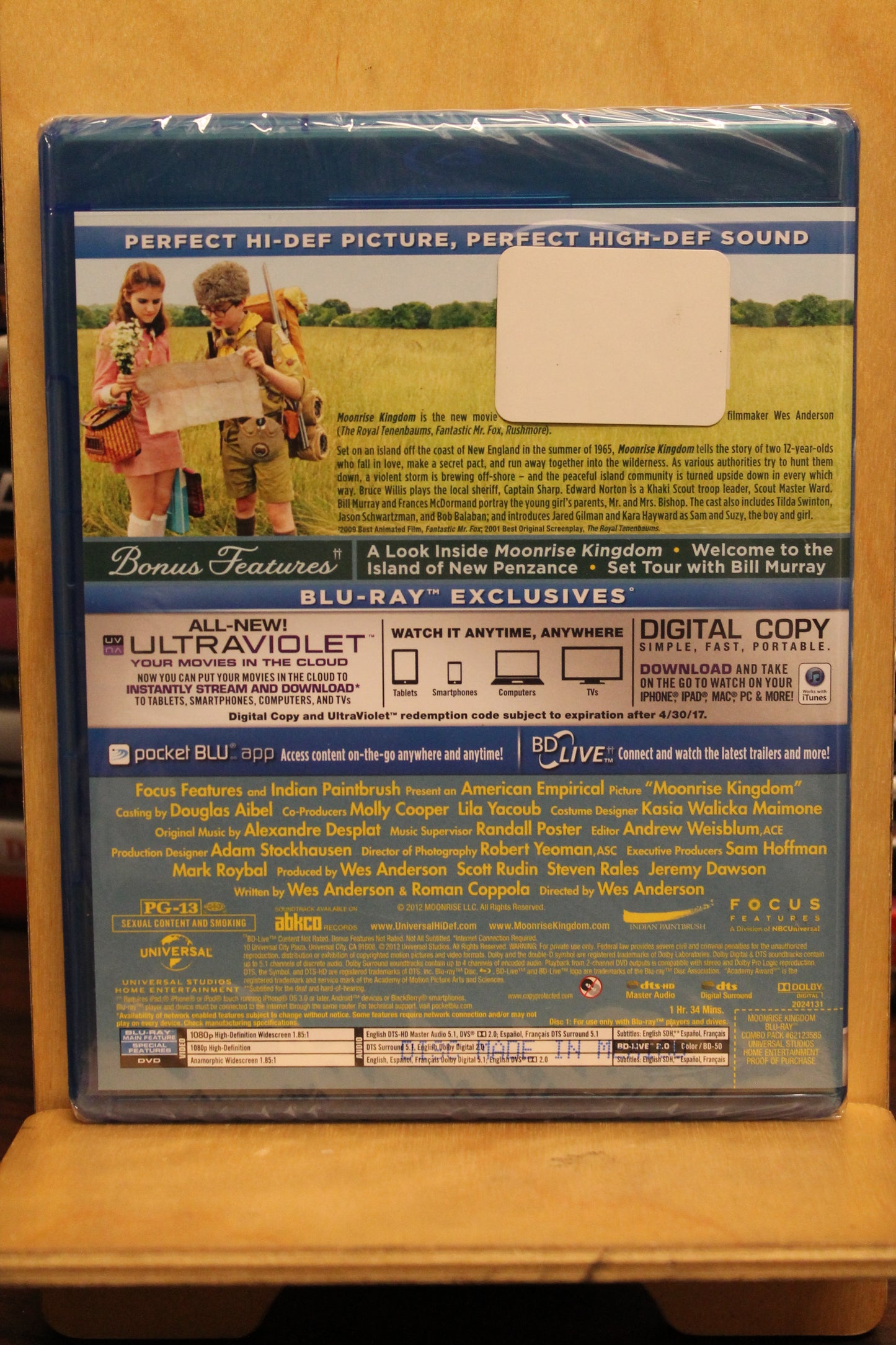 Moonrise Kingdom Blu-ray