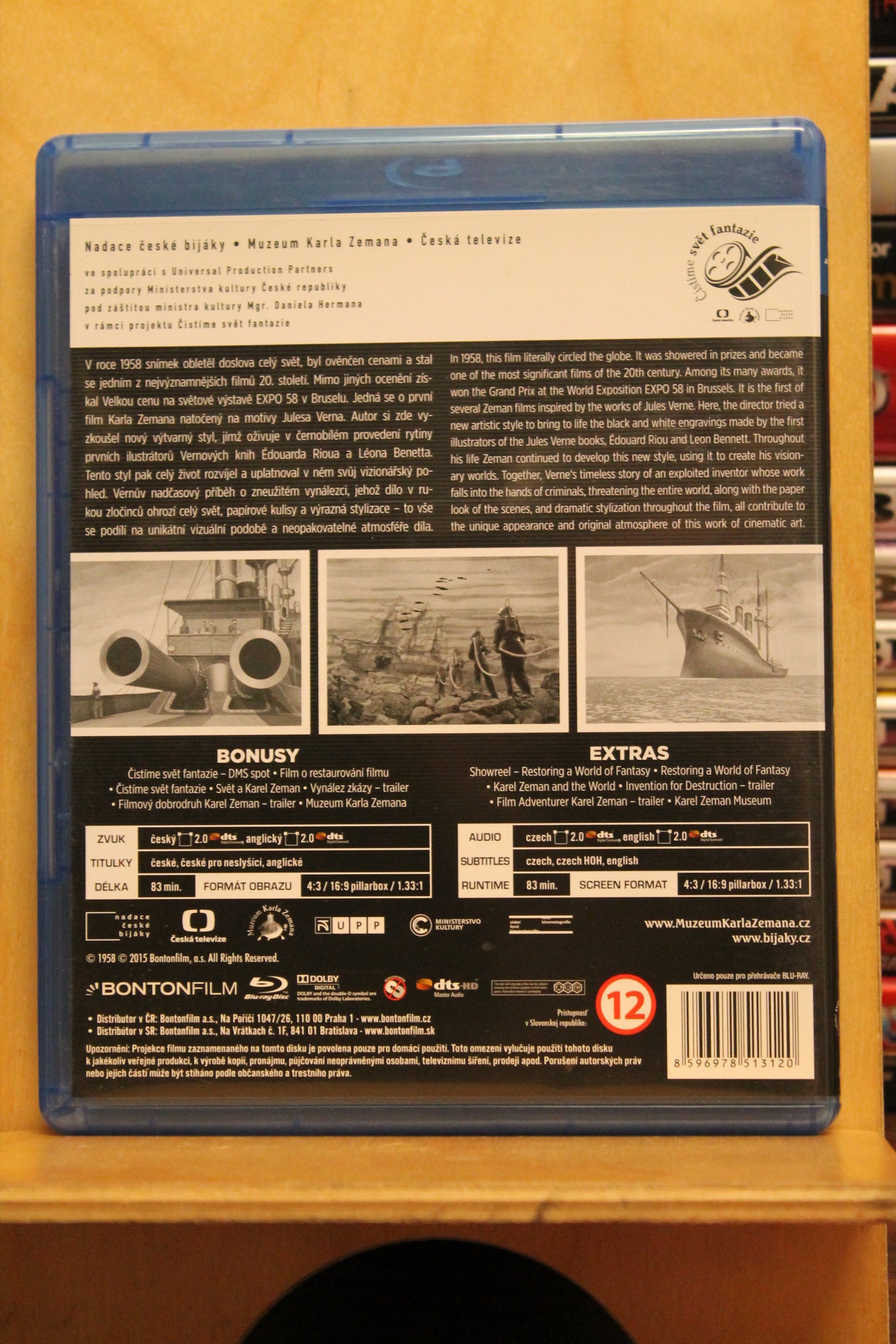 The Fabulous World of Jules Verne Blu-ray