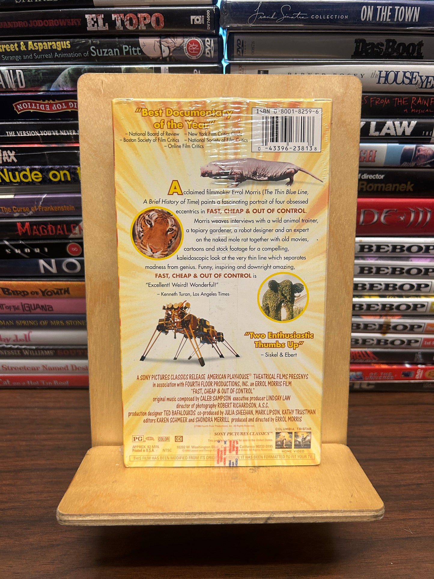 Fast, Cheap & Out of Control VHS