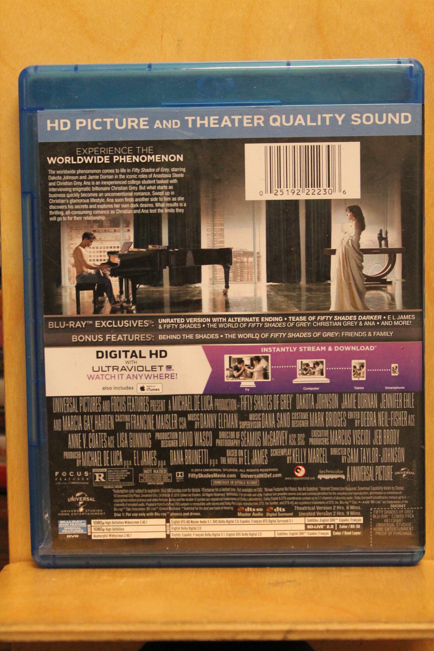 Fifty Shades of Grey Blu-ray