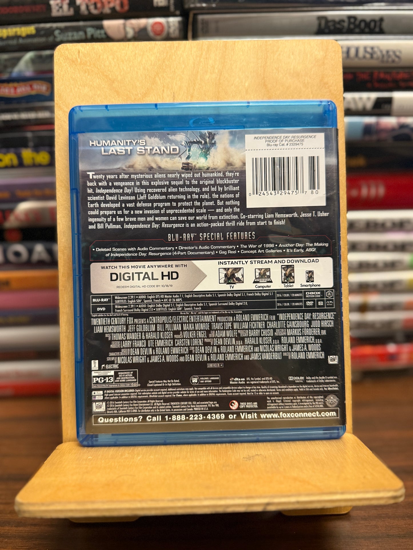 Independence Day: Resurgence Blu-ray