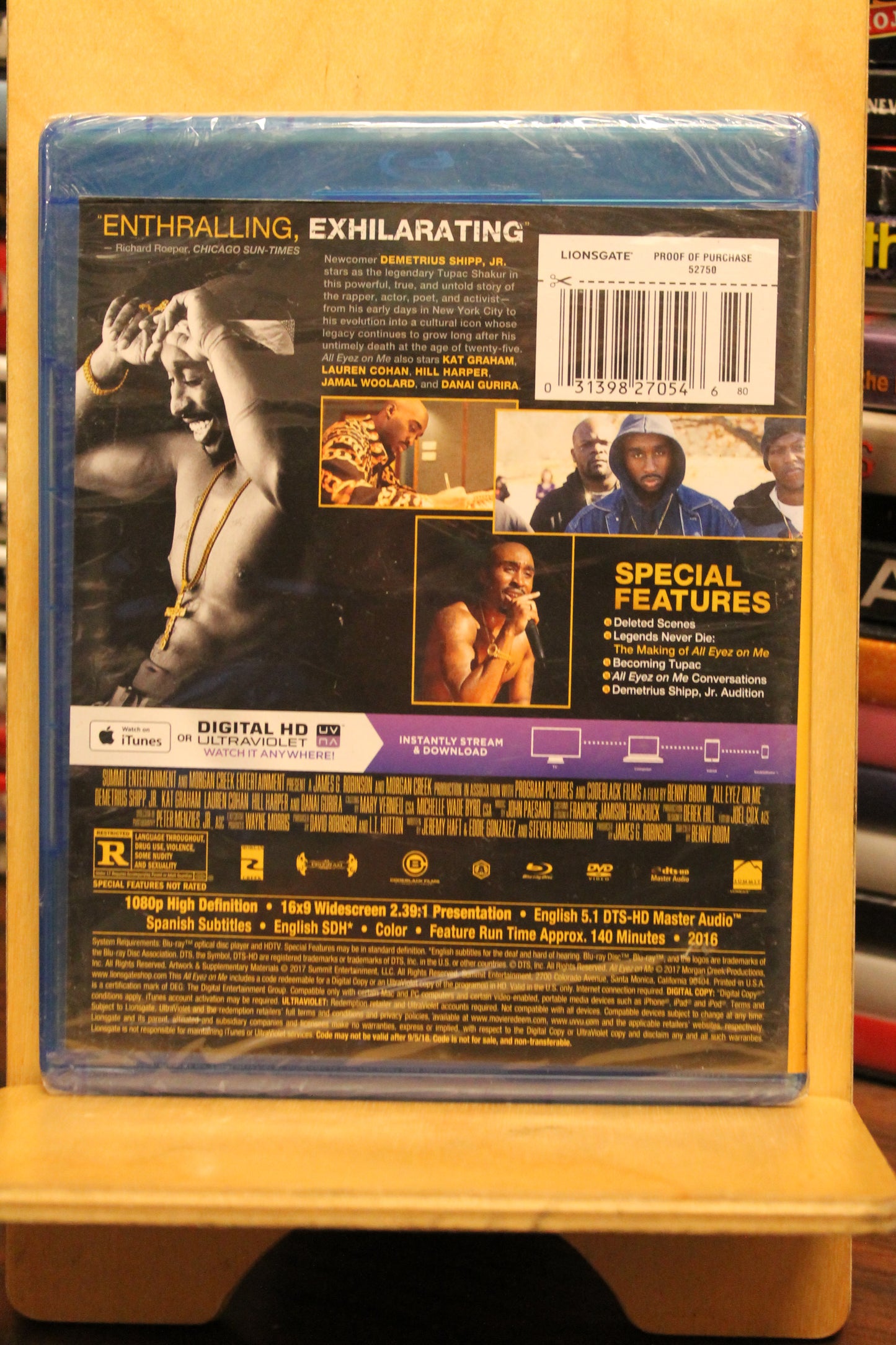 All Eyez on Me Blu-ray