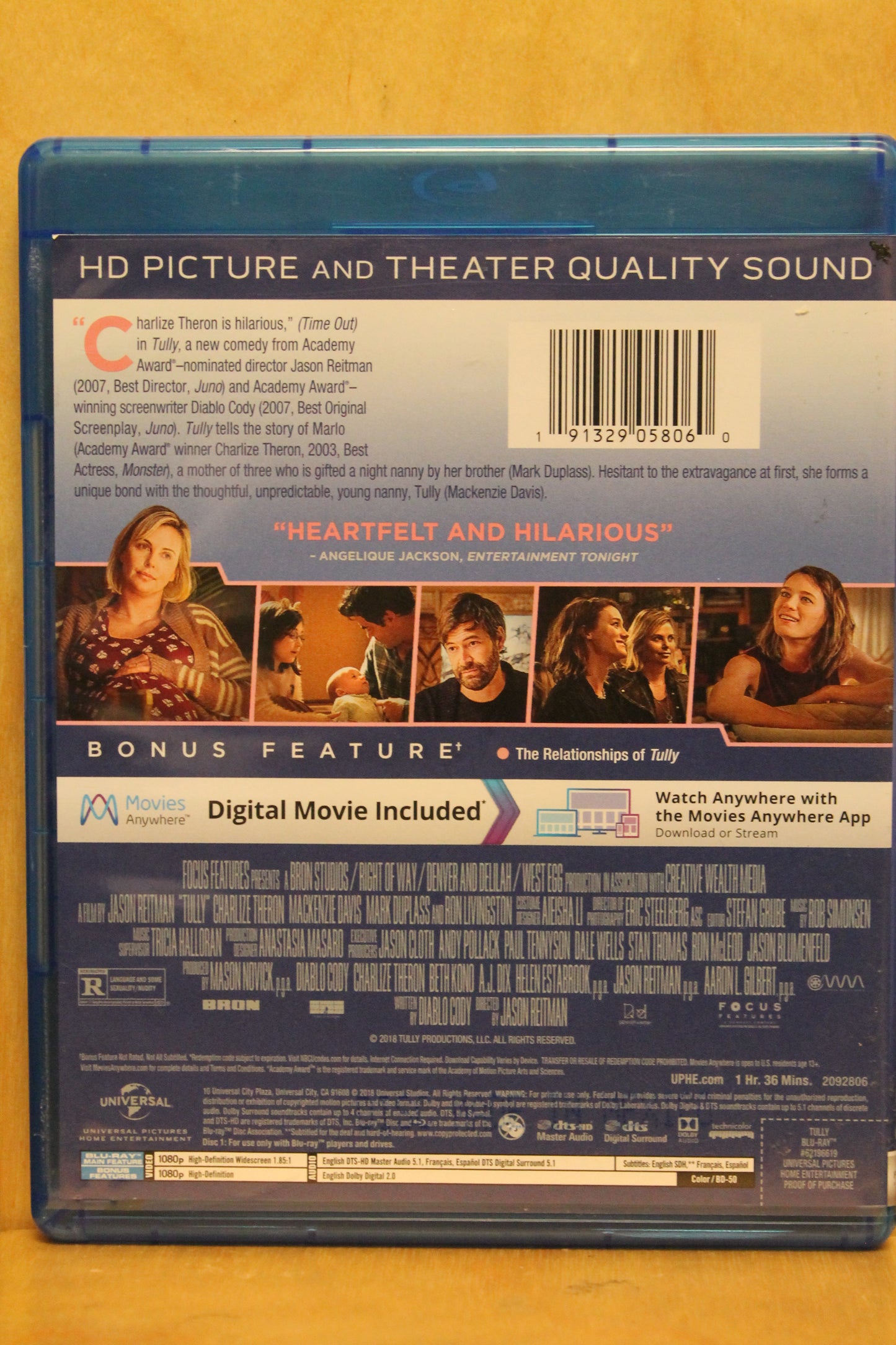 Tully Blu-ray