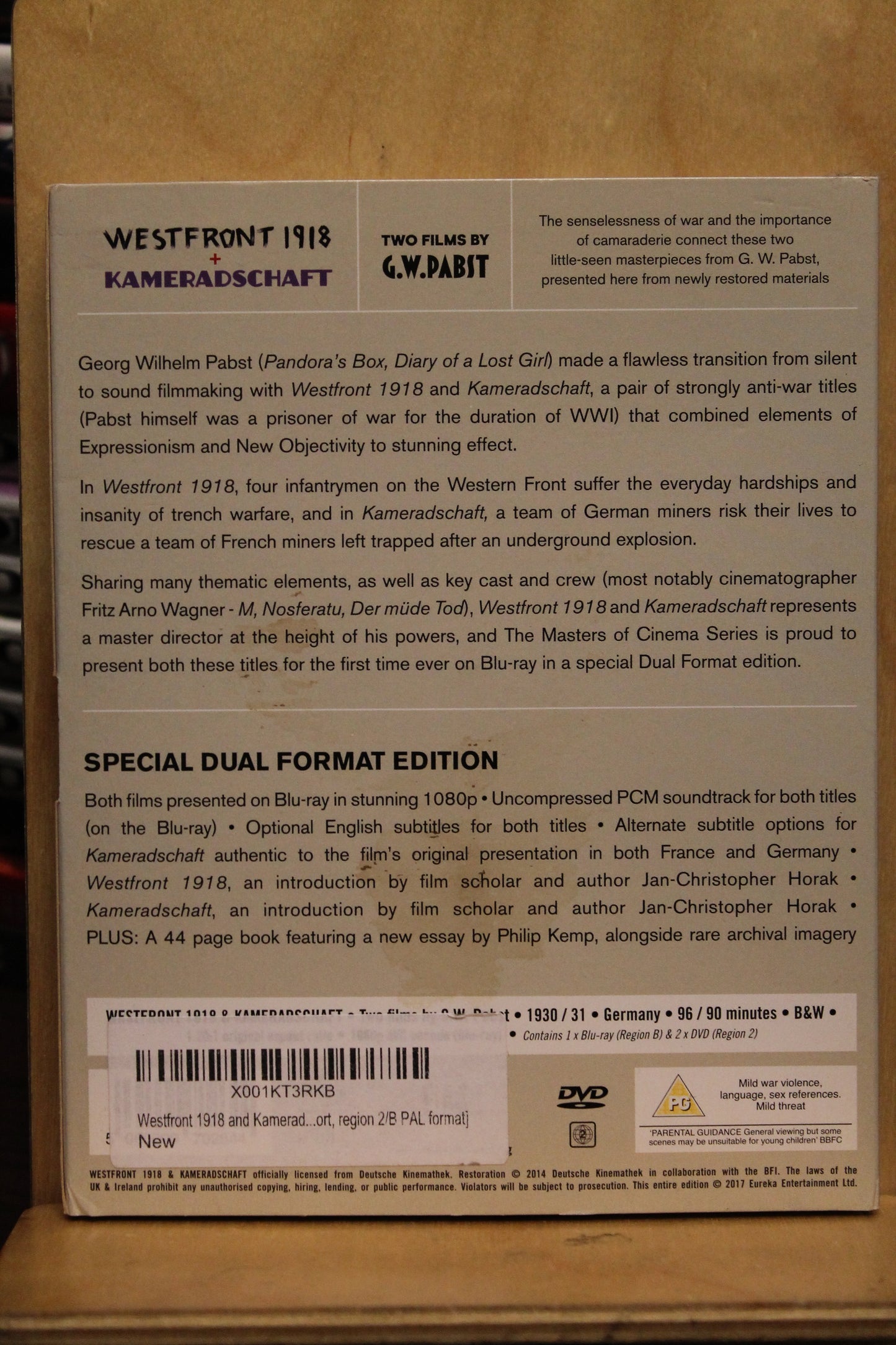 Westfront 1918 & Kameradschaft Blu-ray