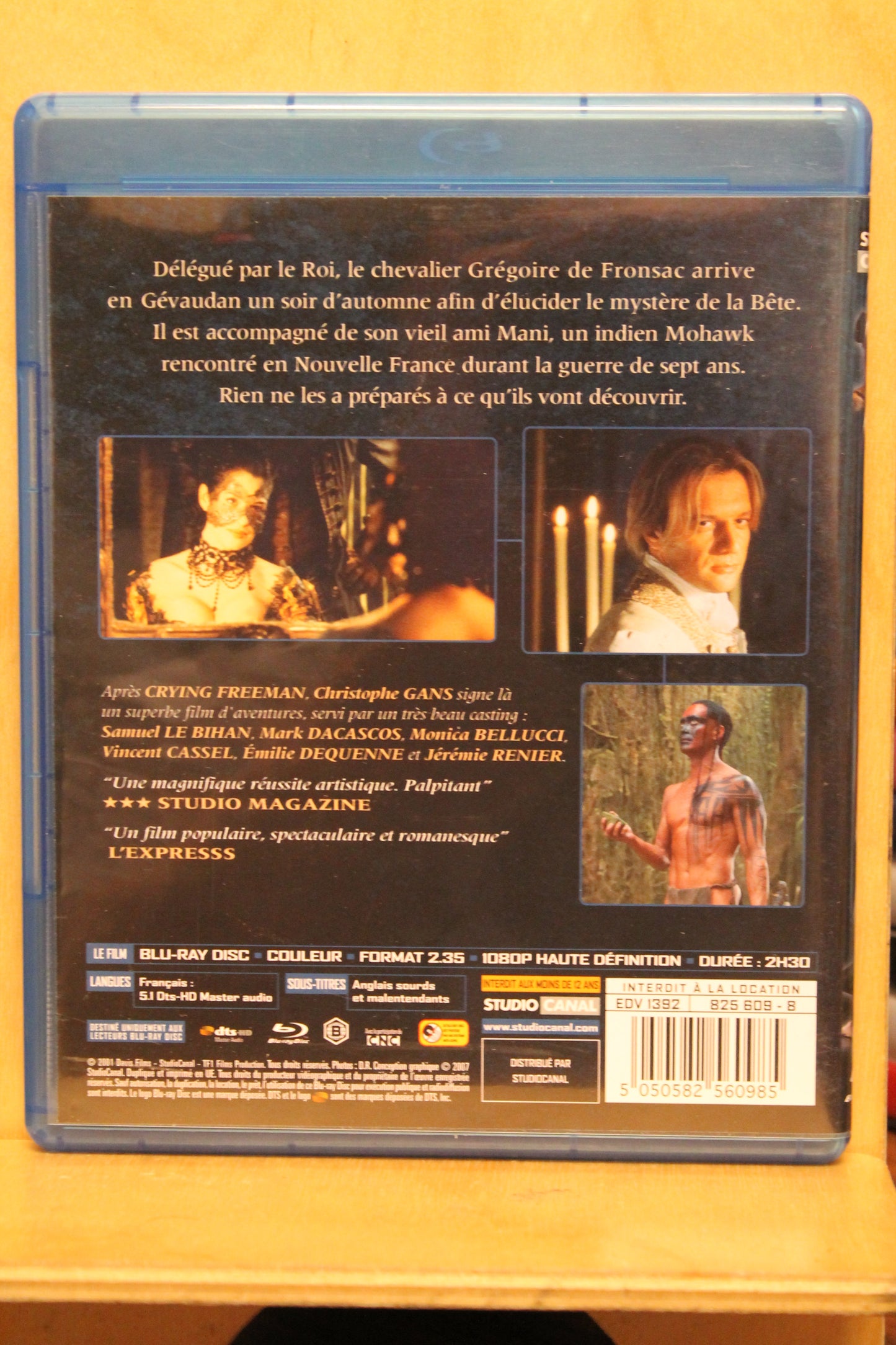 Brotherhood of the Wolf Blu-ray