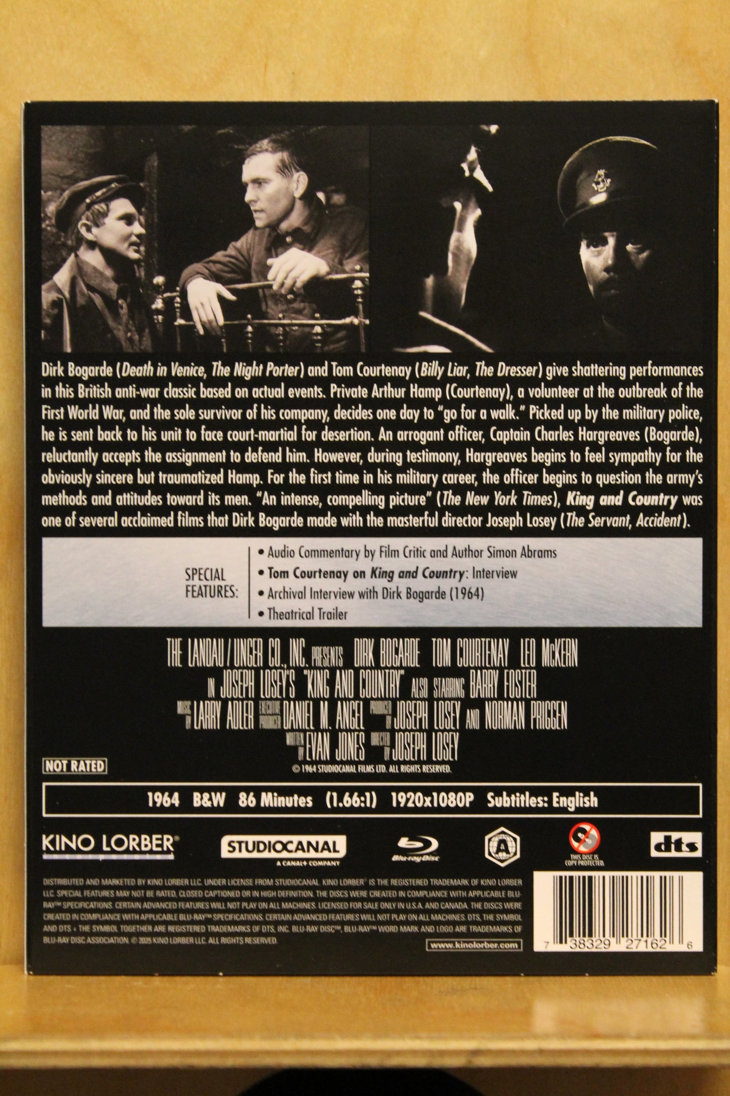King and Country Blu-ray