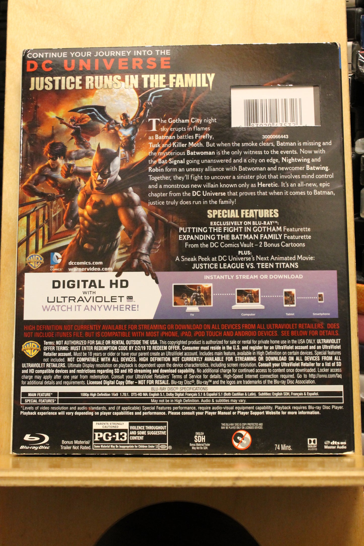 Batman: Bad Blood Blu-ray