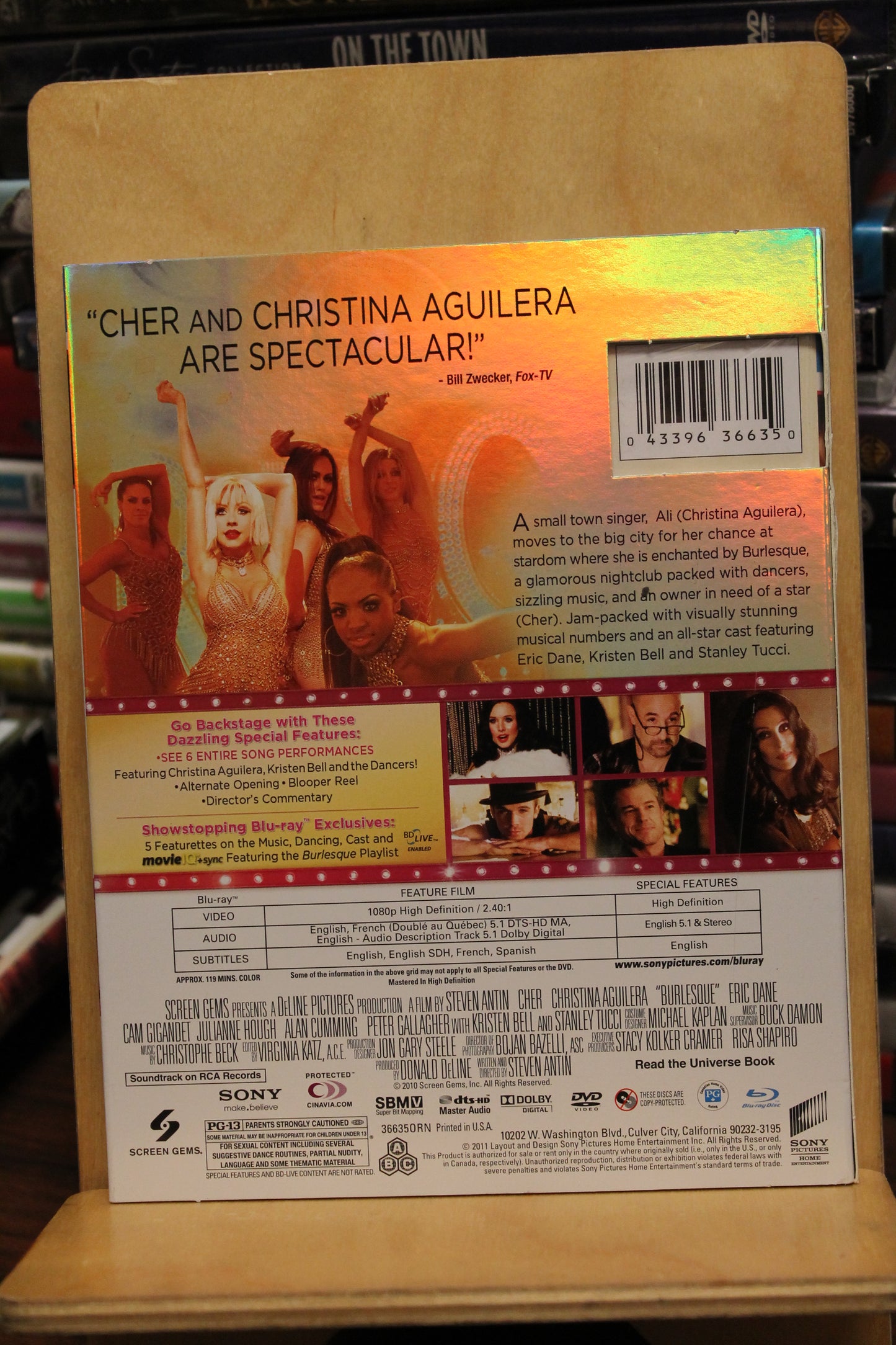 Burlesque Blu-ray