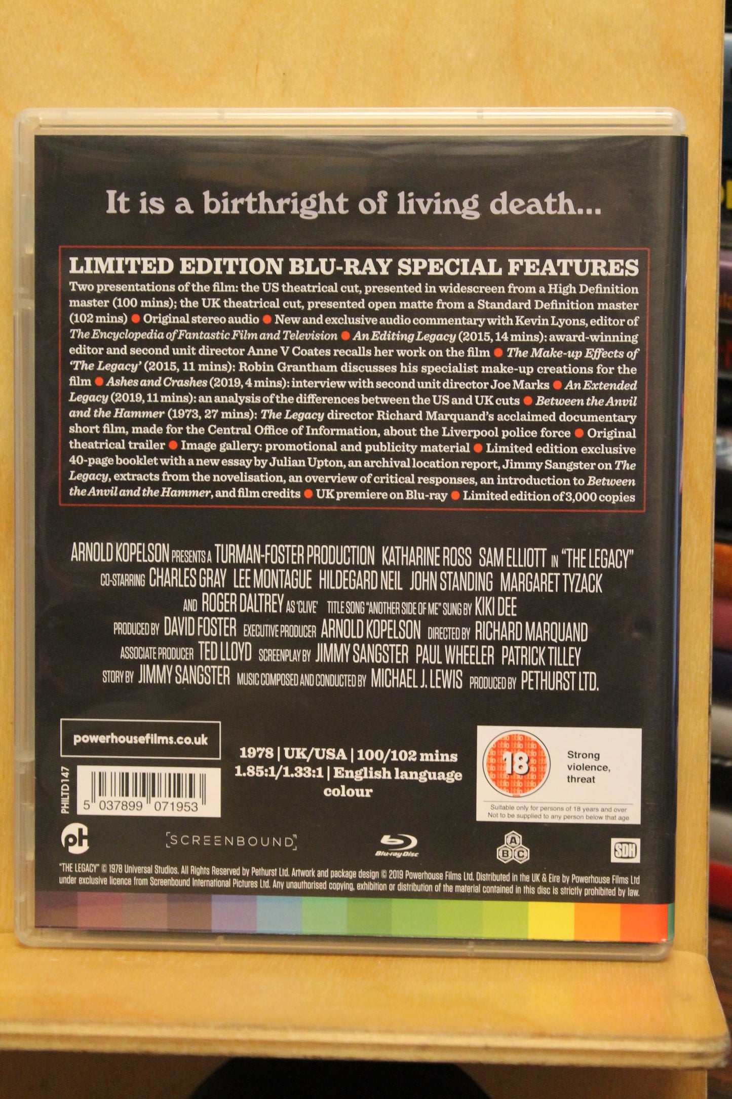 The Legacy Blu-ray