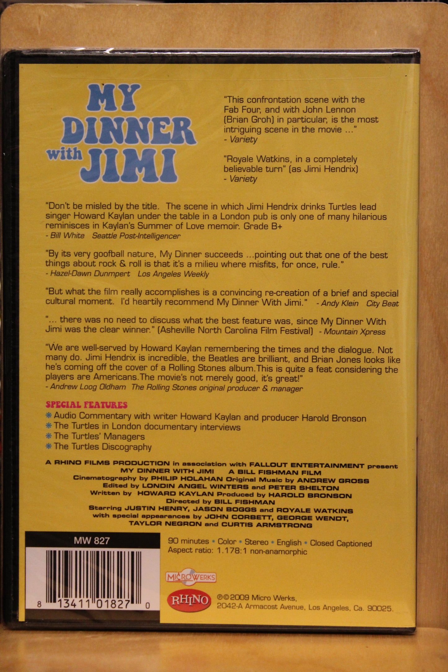My Dinner with Jimi DVD