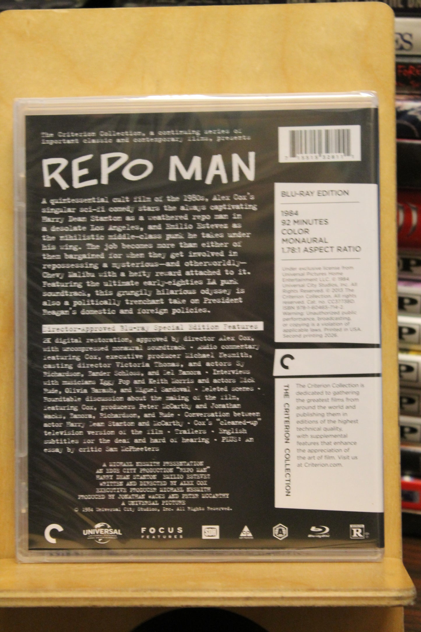 Repo Man Blu-ray
